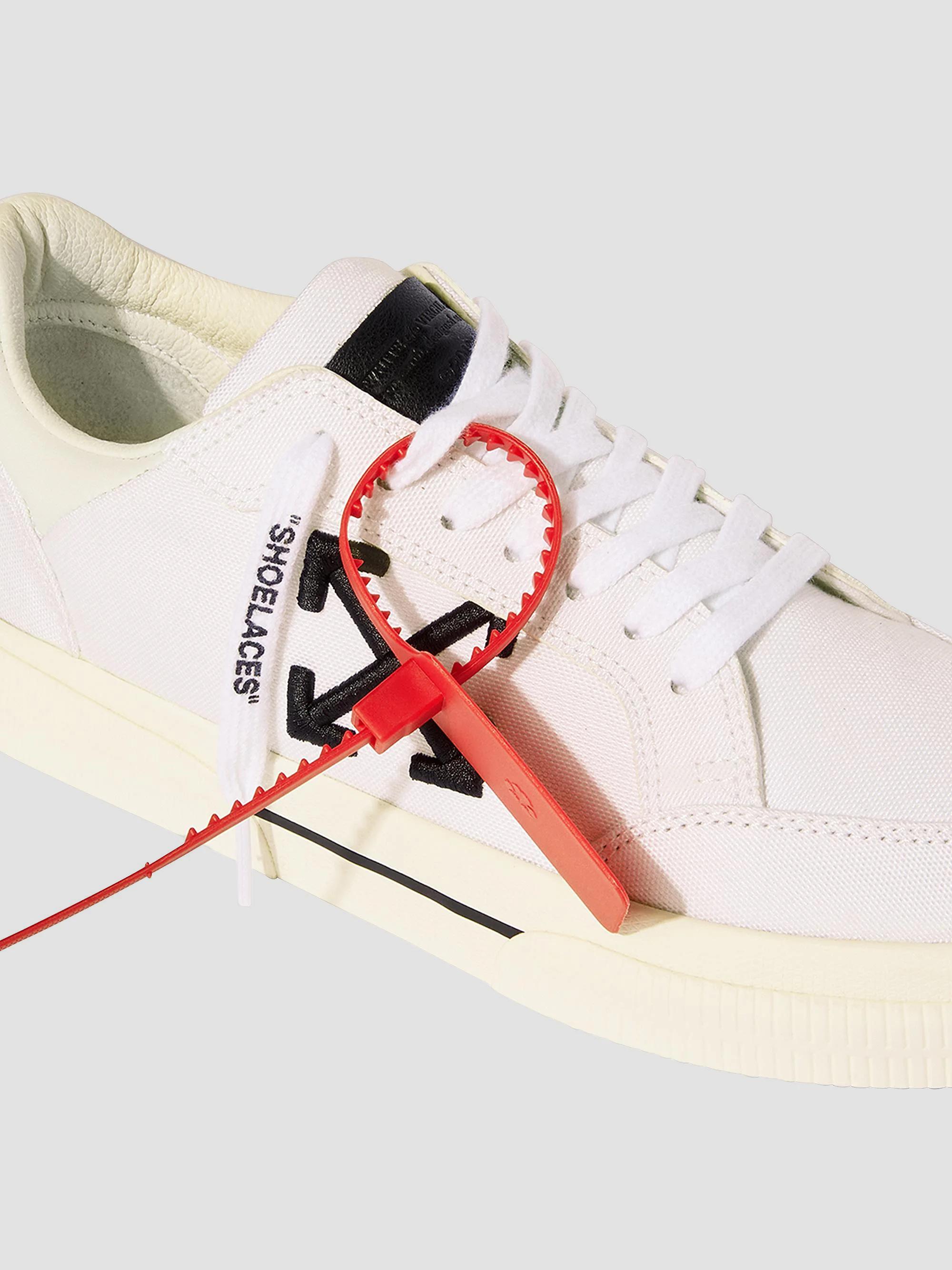 Off-White Vulcanized Canvas Low-Top Sneakers | Saks Fifth Avenue