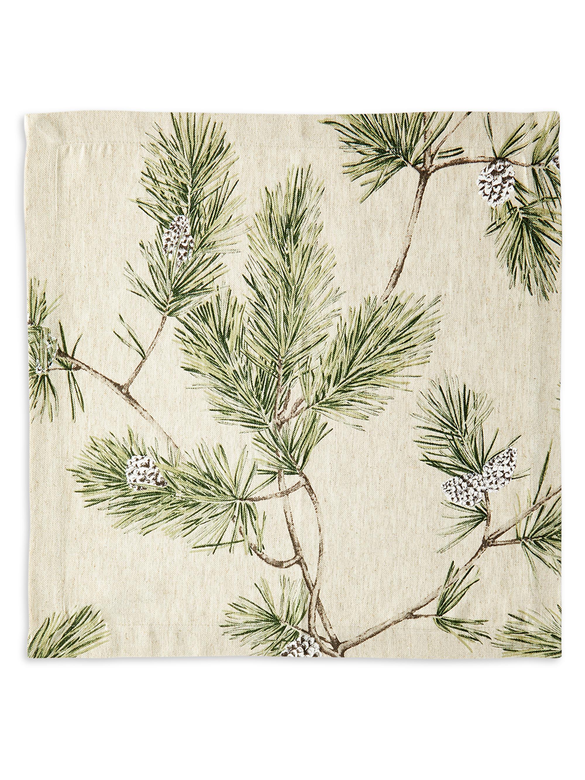 Mode Living Beacon 4-Piece Pinecones Napkin Set - Beige