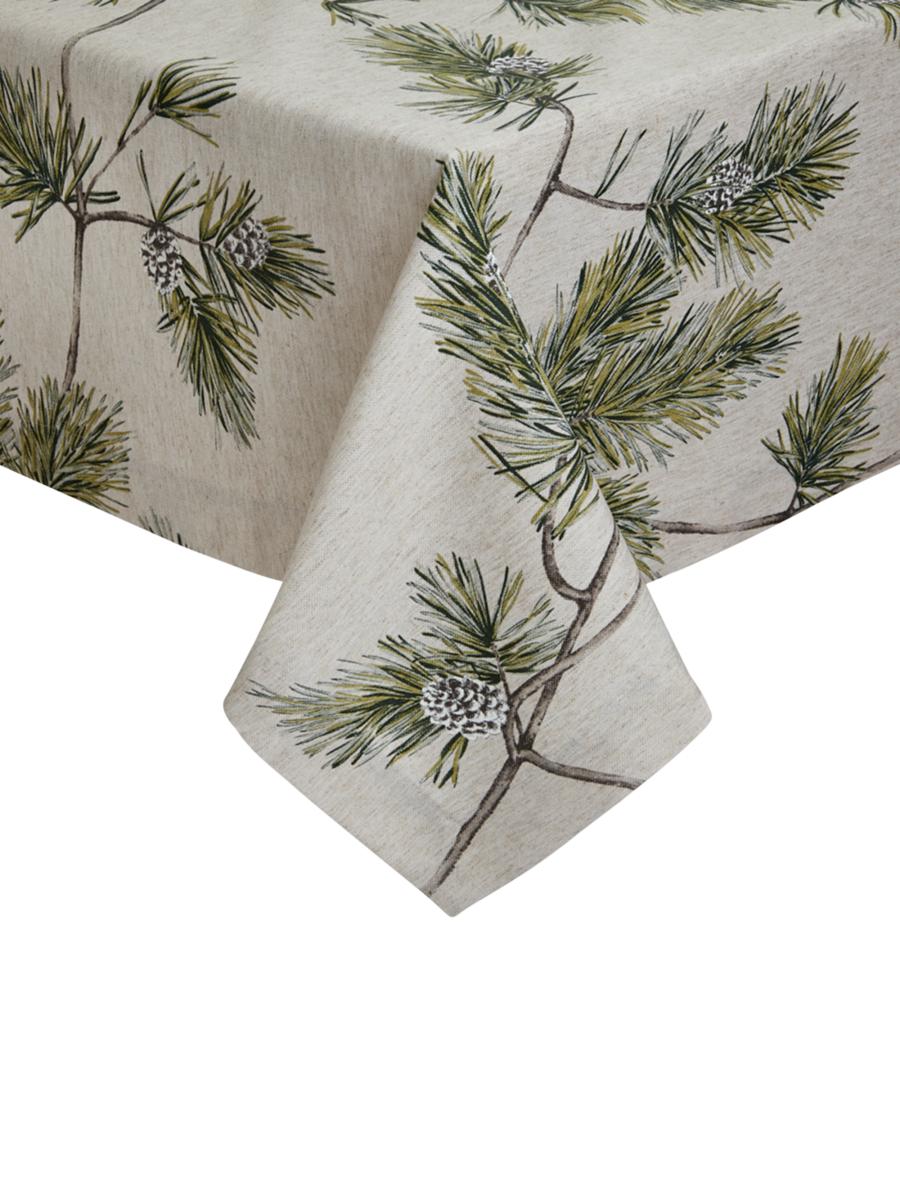 Mode Living Beacon Pinecone Tablecloth In Light Beige