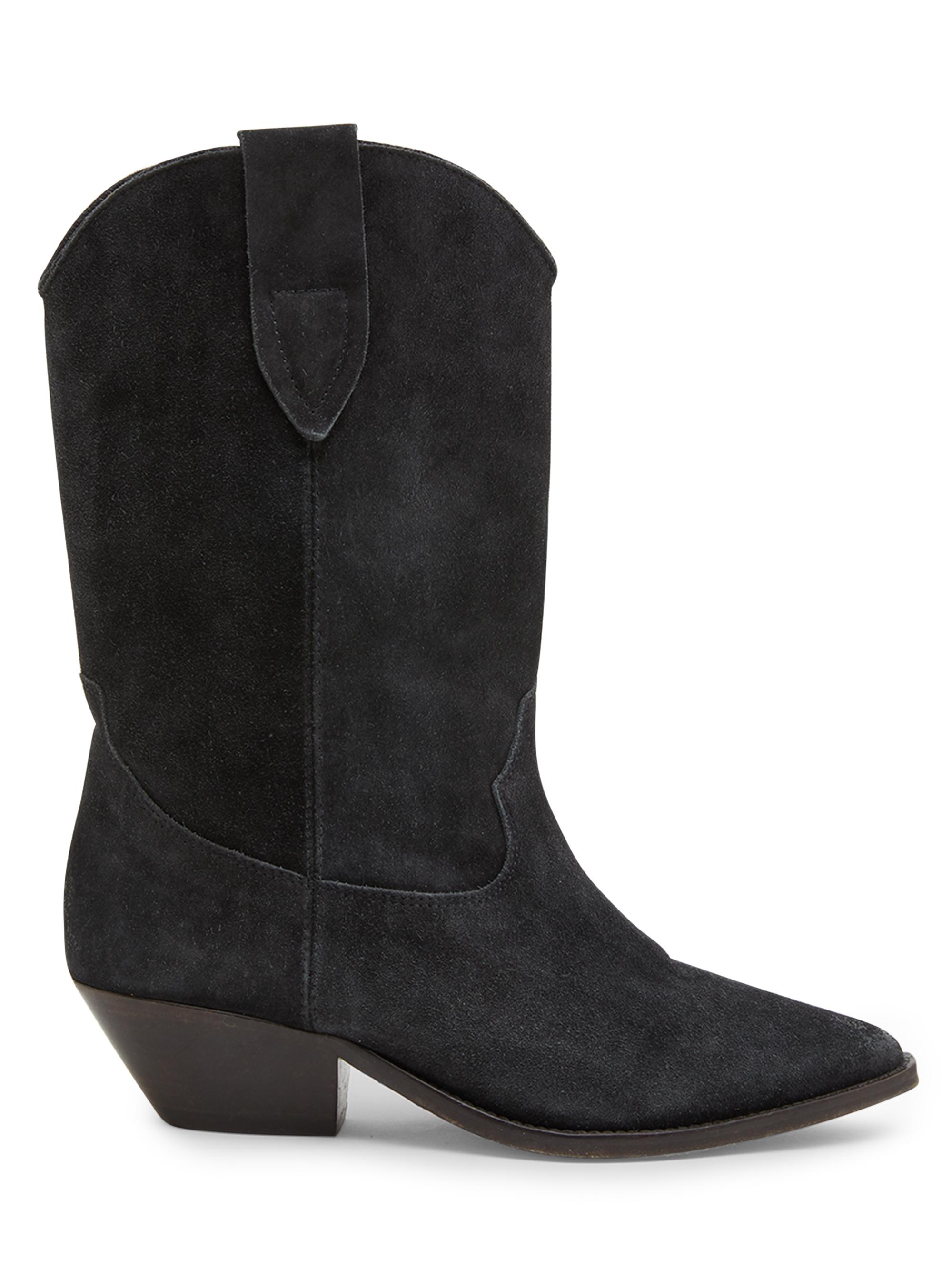 Isabel Marant Women's Duerto 45MM Suede Cowboy Boots - Black