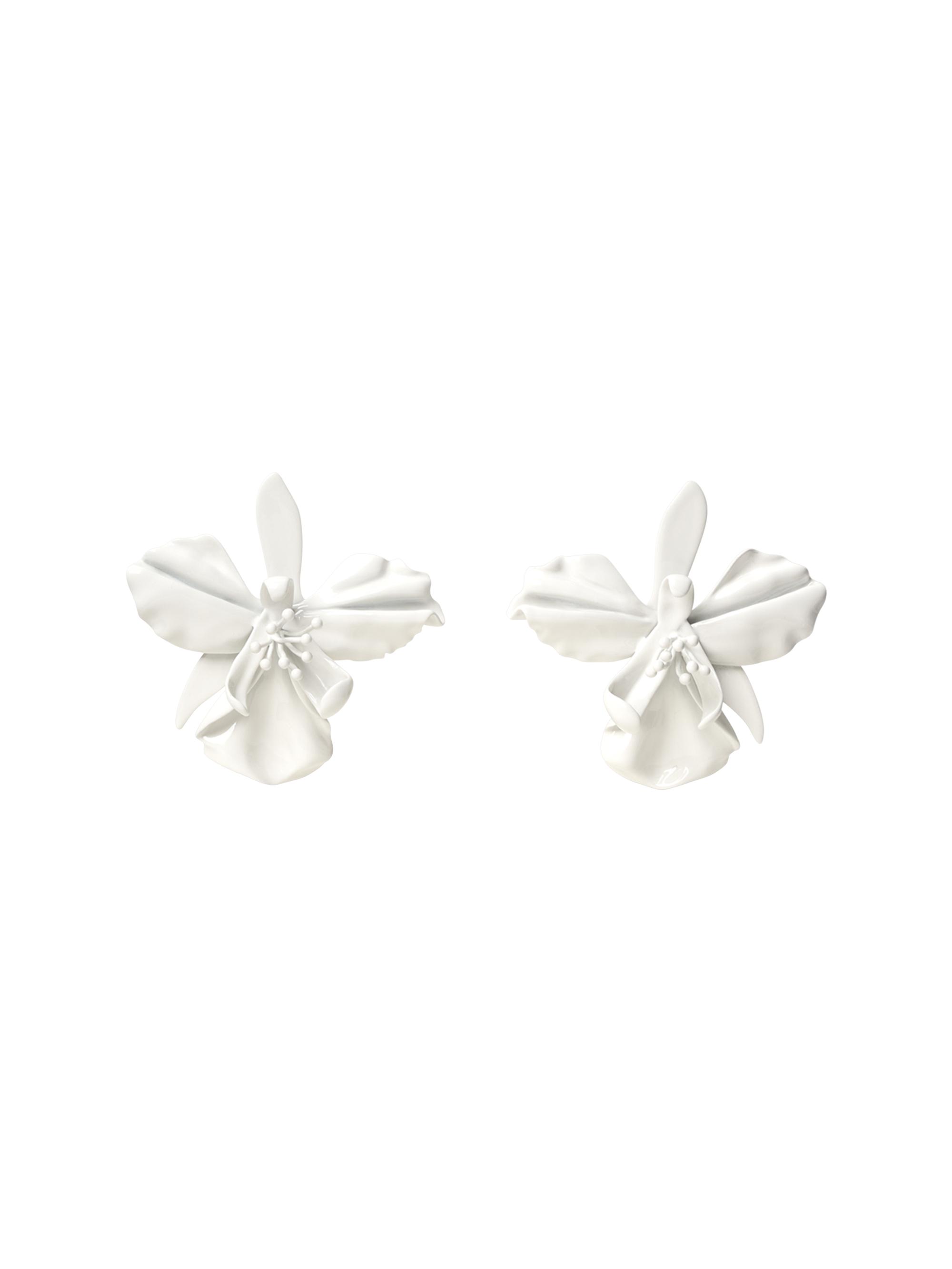 Cult Gaia Women's Mila Enamel & Goldtone Stud Earrings - Pearl