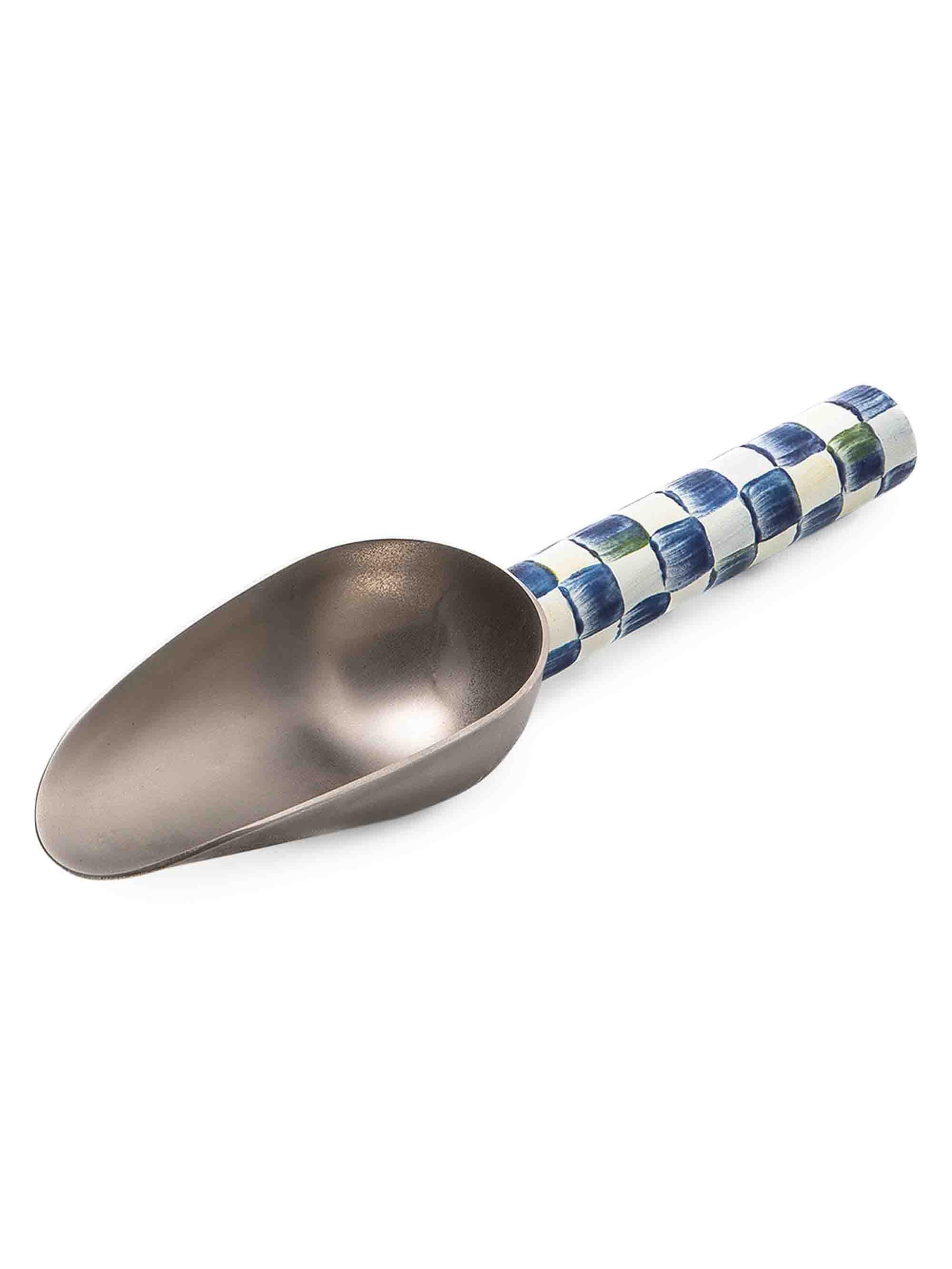 MacKenzie-Childs Small Royal Check Enamel Scoop