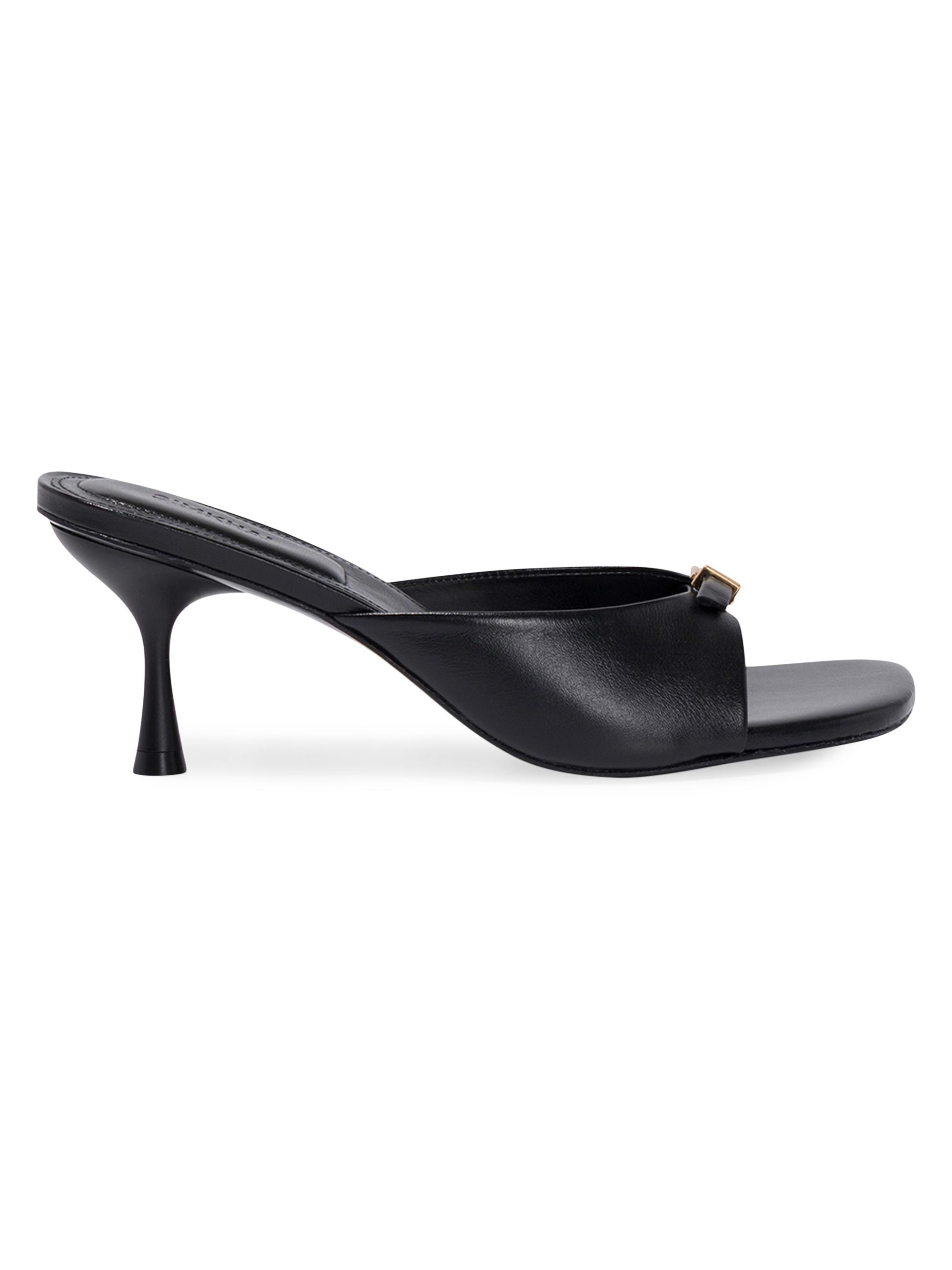 SIMKHAI Women's Carey 60MM Leather Mules - Black