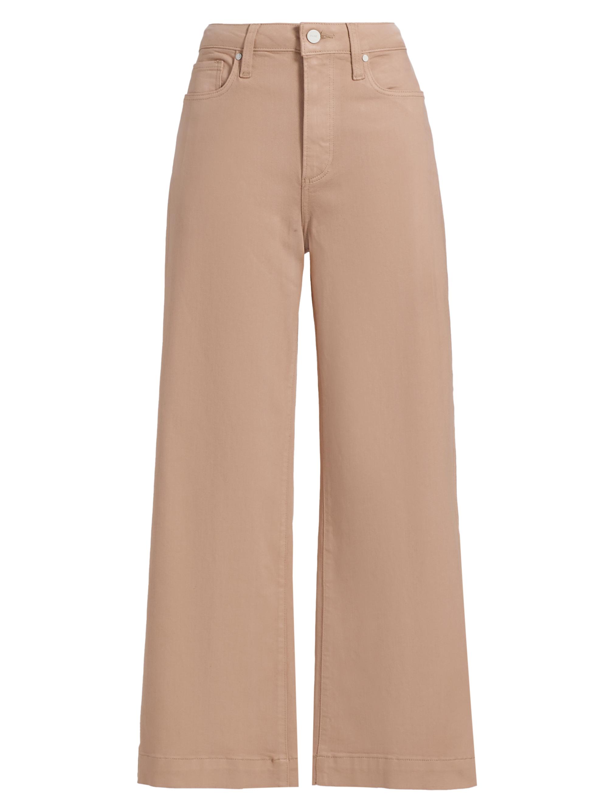 Paige Women's Anessa Wide-Leg Pants - Light Brown