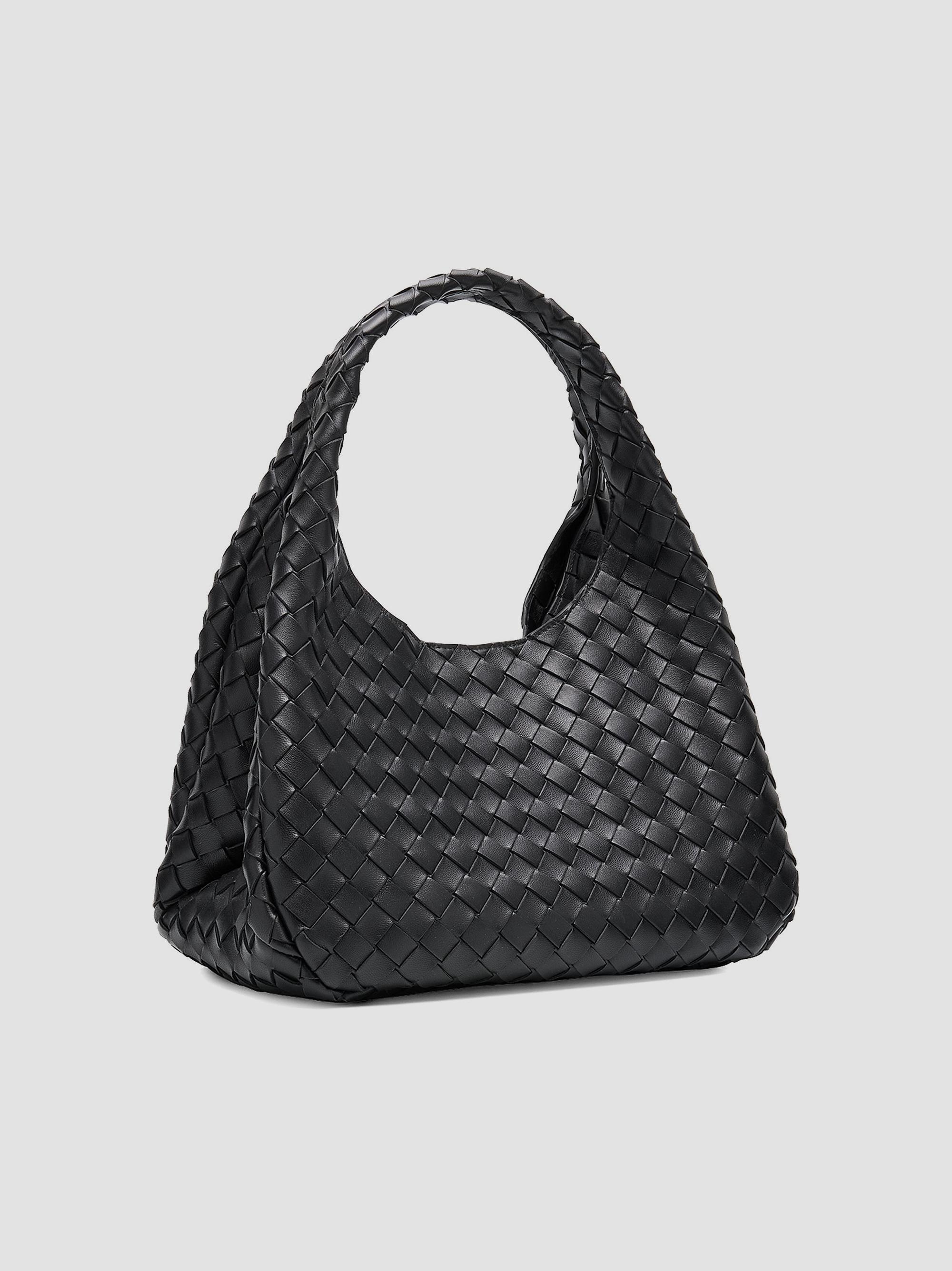 Bottega Veneta Medium Campana Intrecciato Leather Shoulder Bag