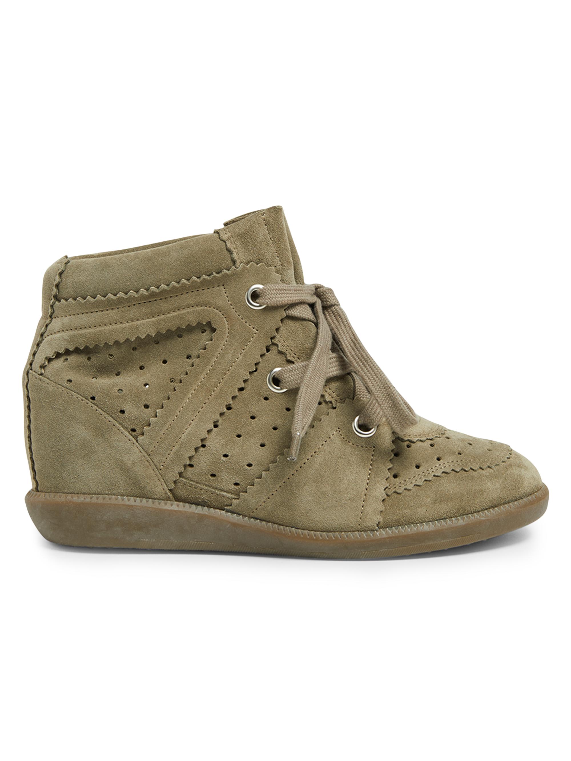 Isabel Marant Ellyn Leather High-Top Sneakers | Saks Fifth Avenue