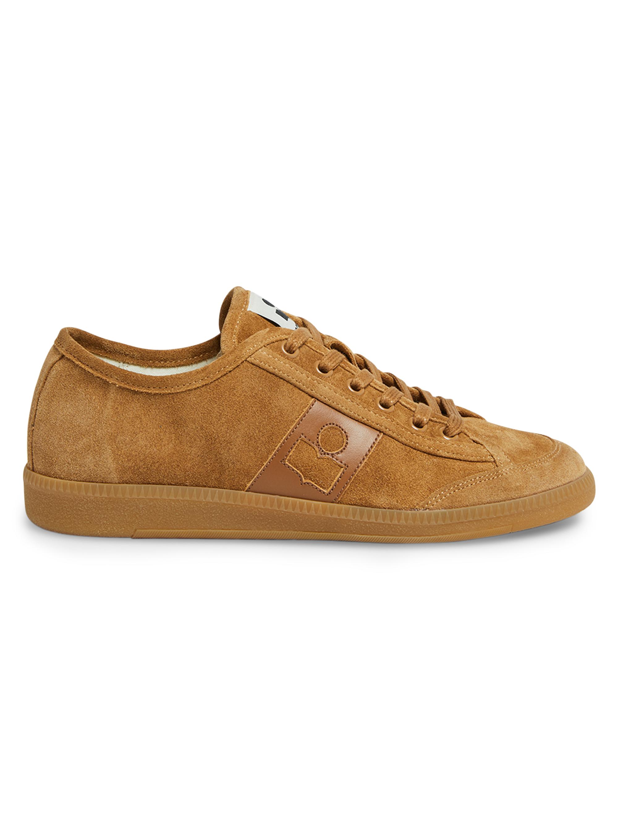Isabel Marant Women's Klyce Logo Suede Sneakers - Camel