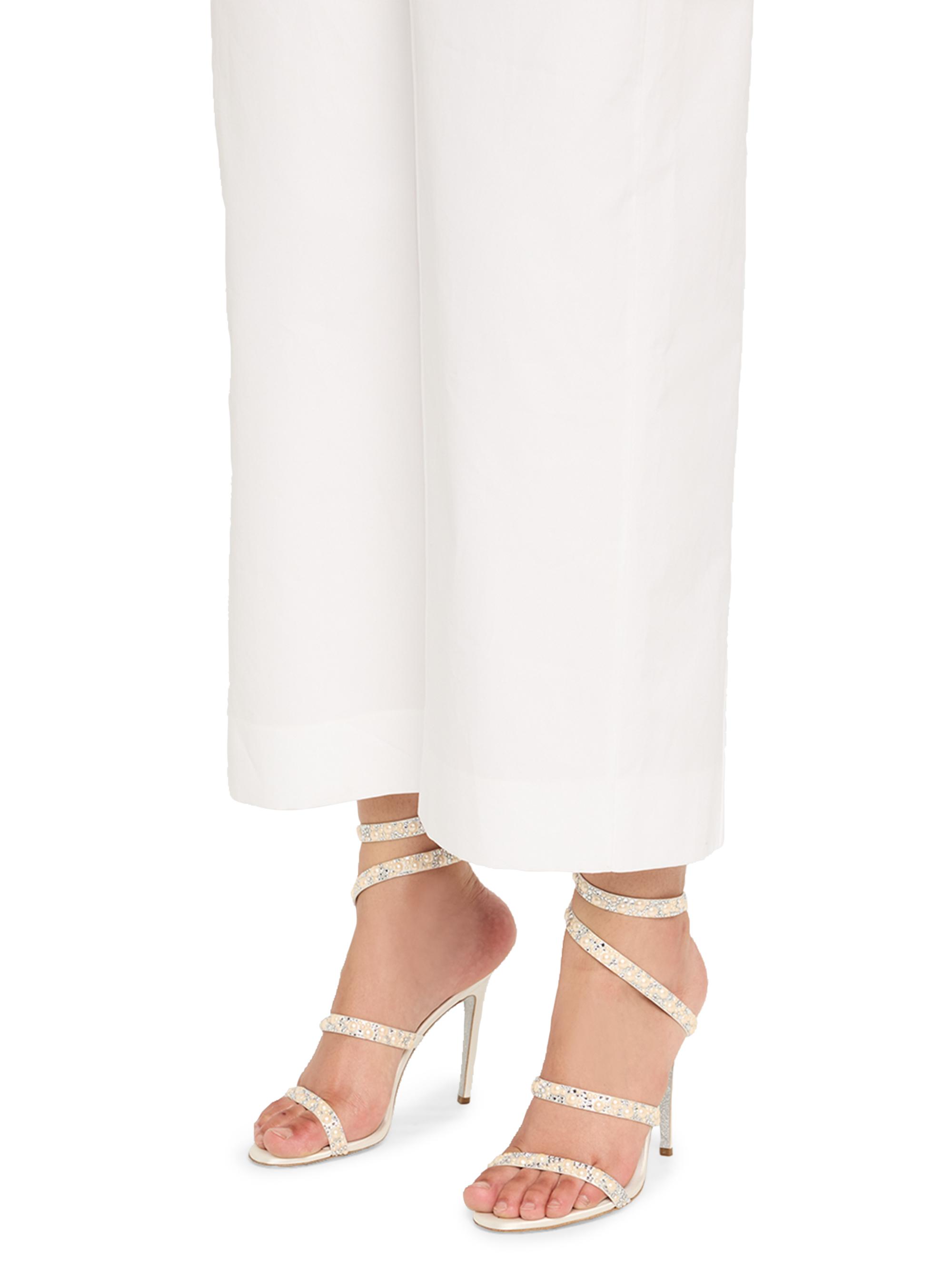 Cleo 105MM Wraparound Embellished Silk Sandals