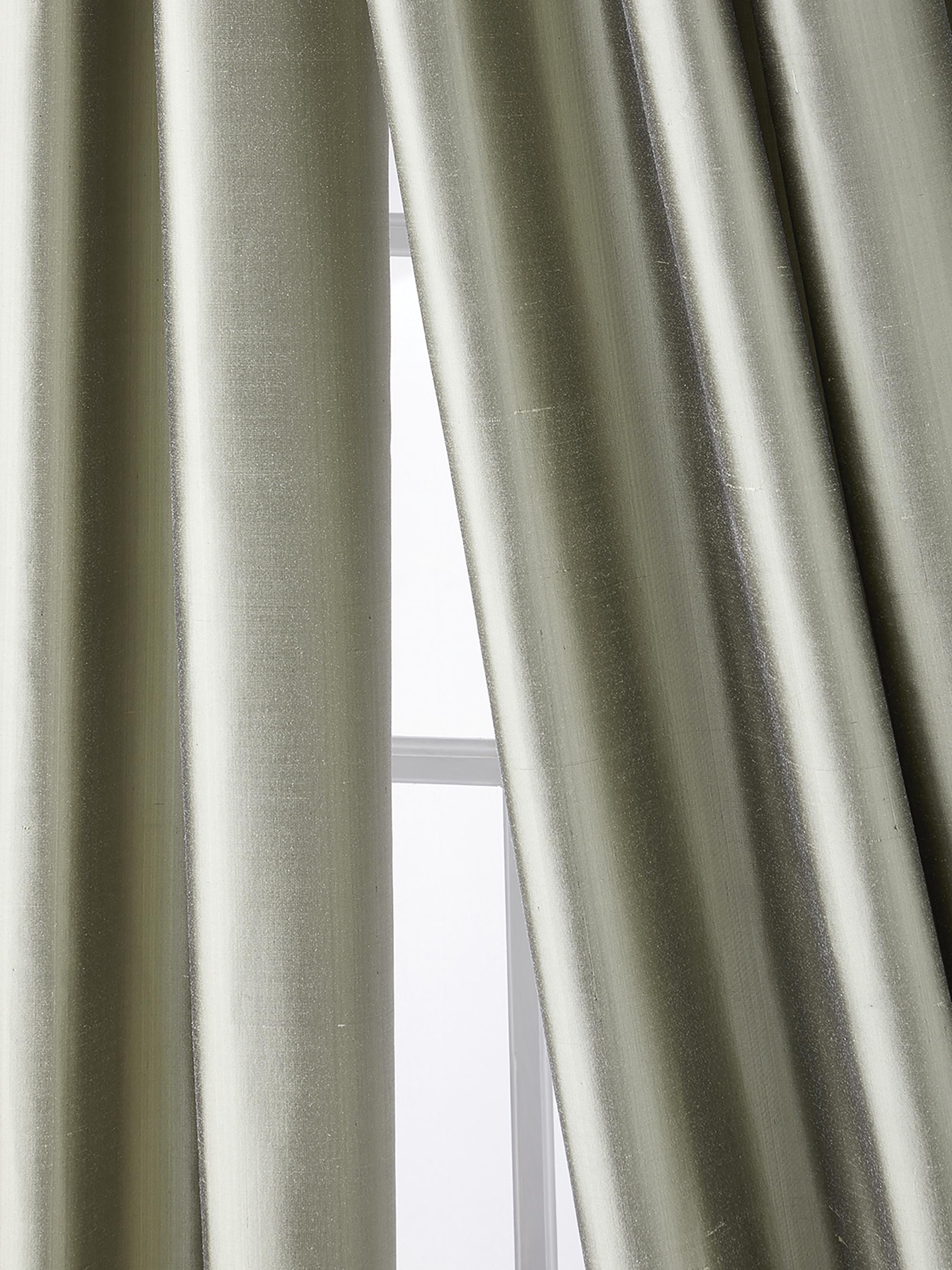 Amity Home Radiance Silk Curtain - Green