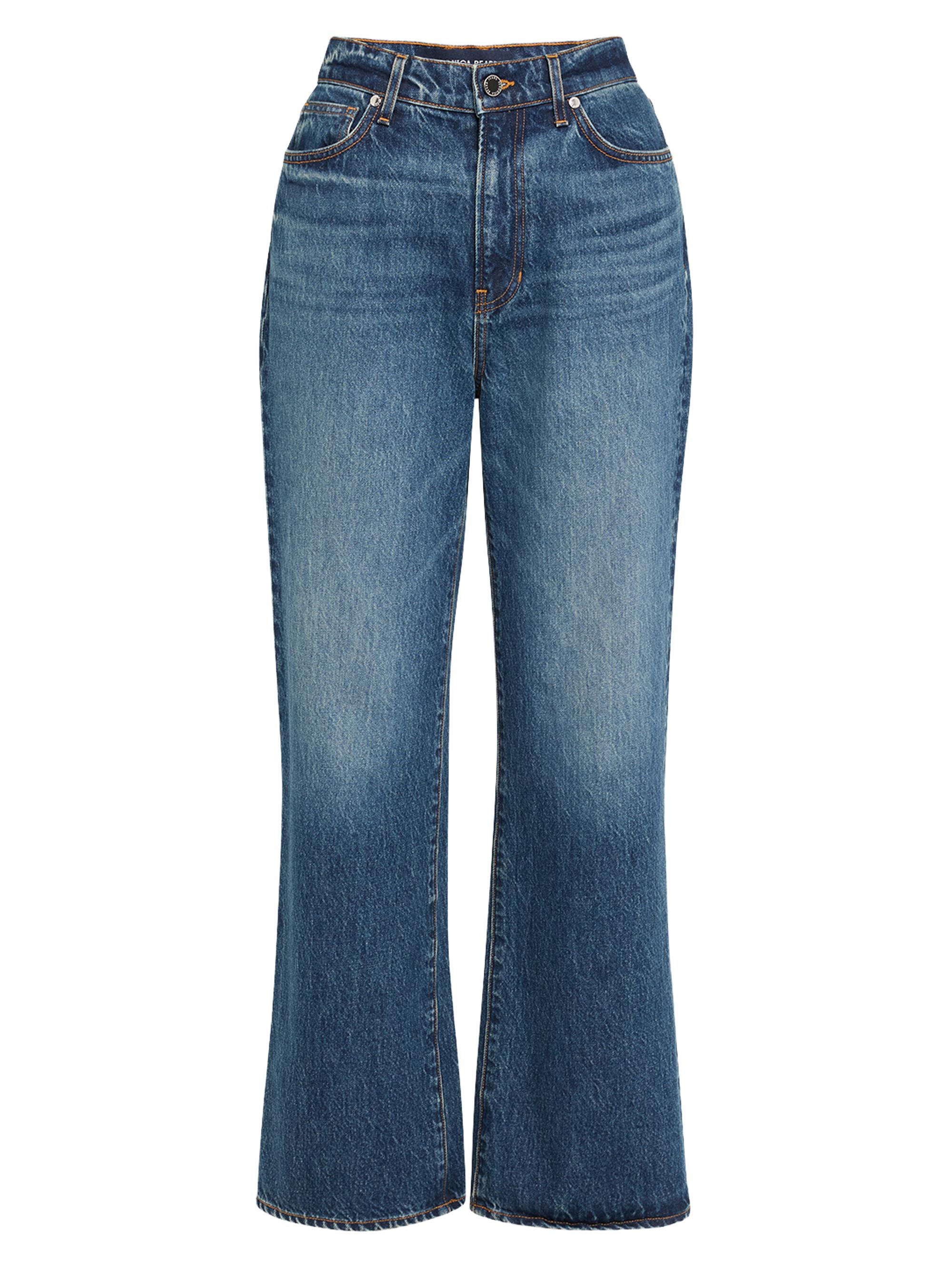 Veronica Beard Women's Dylan High-Rise Straight-Leg Ankle Jeans - Medium Blue