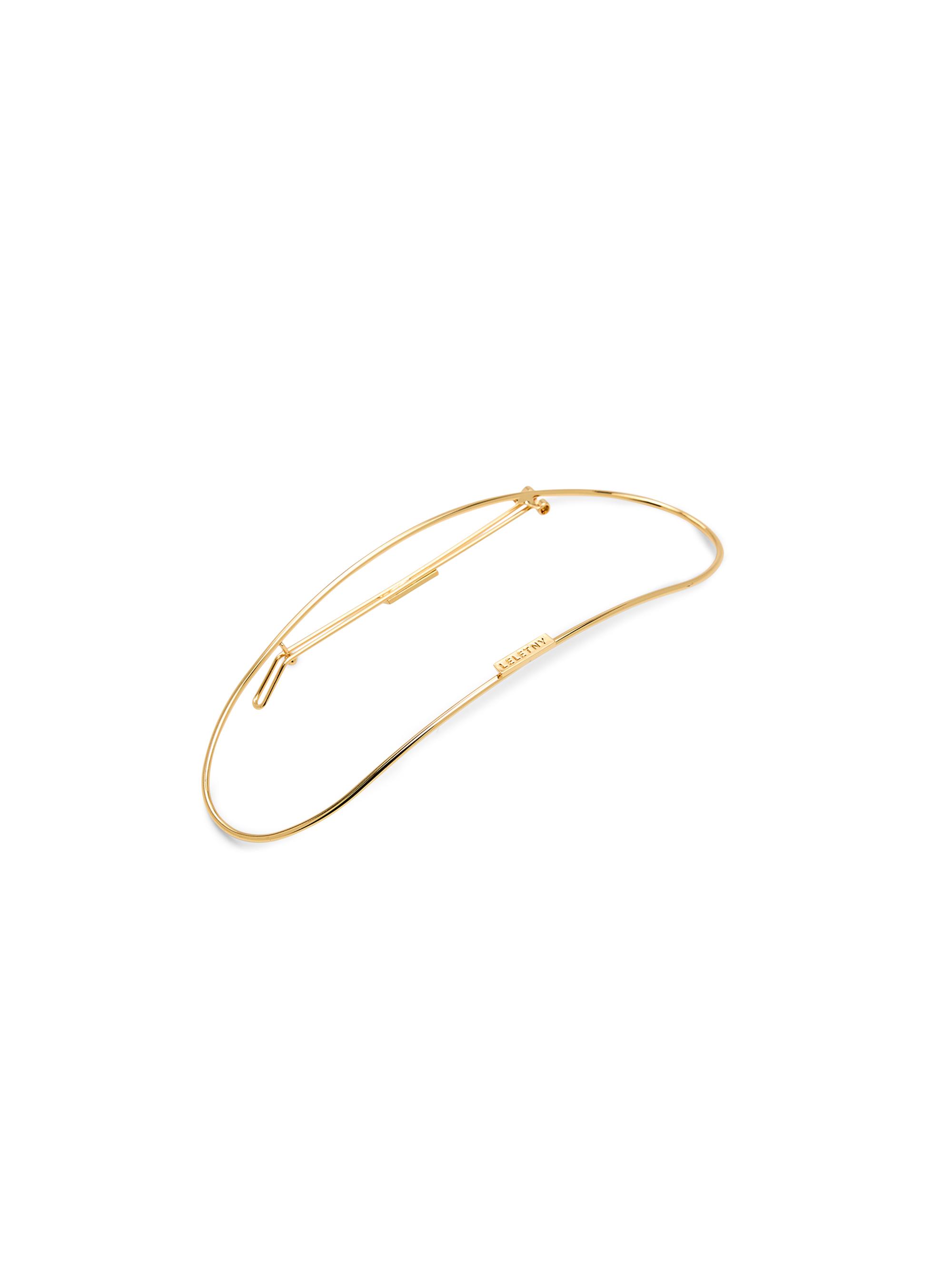 Lelet NY Women's Vera Goldtone Stainless Steel Barrette - Gold