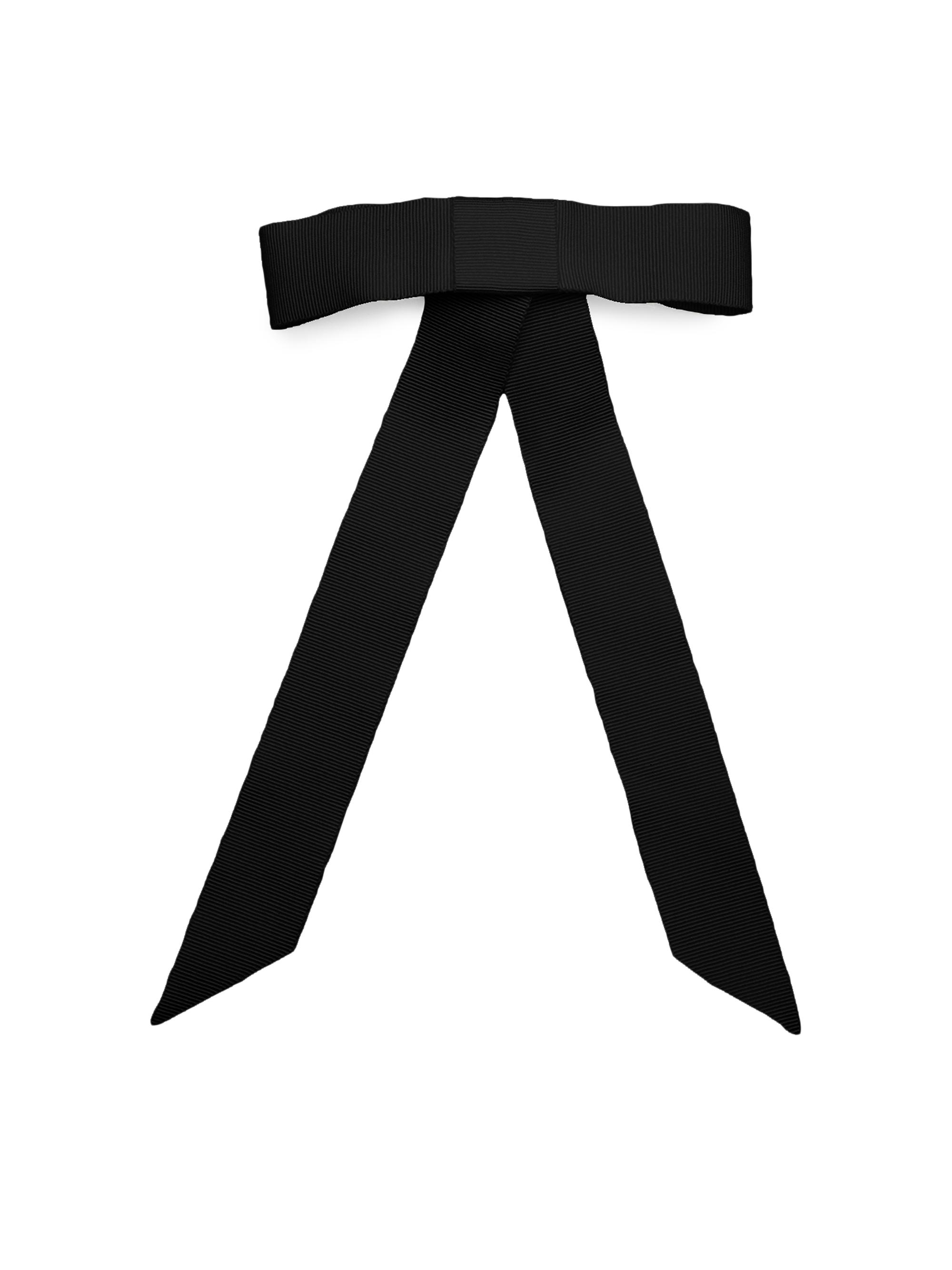 Lelet NY Women's Kate Grosgrain Bow Barette - Black