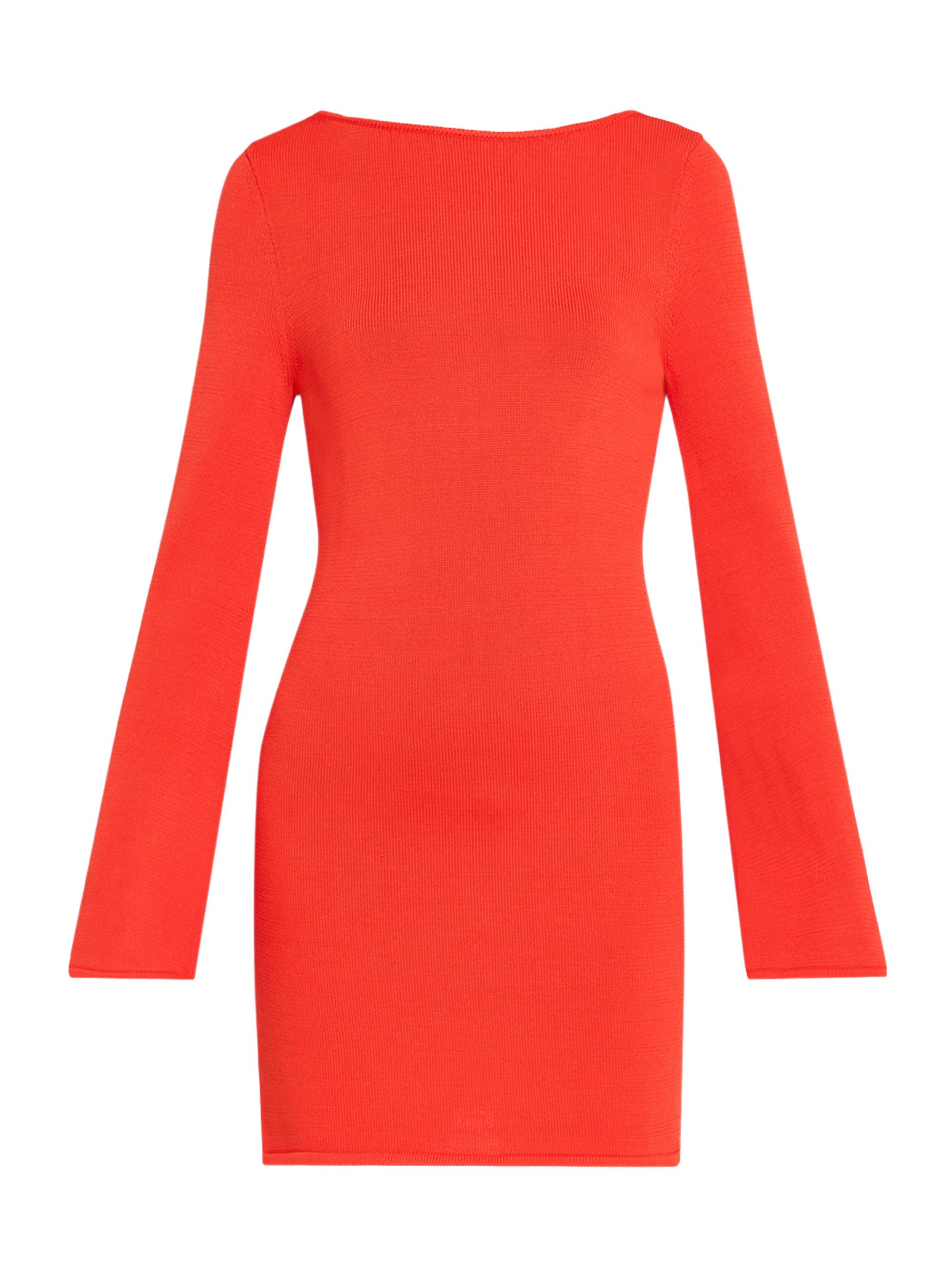 PQ Women's Tatiana Knit Shift Minidress - Red