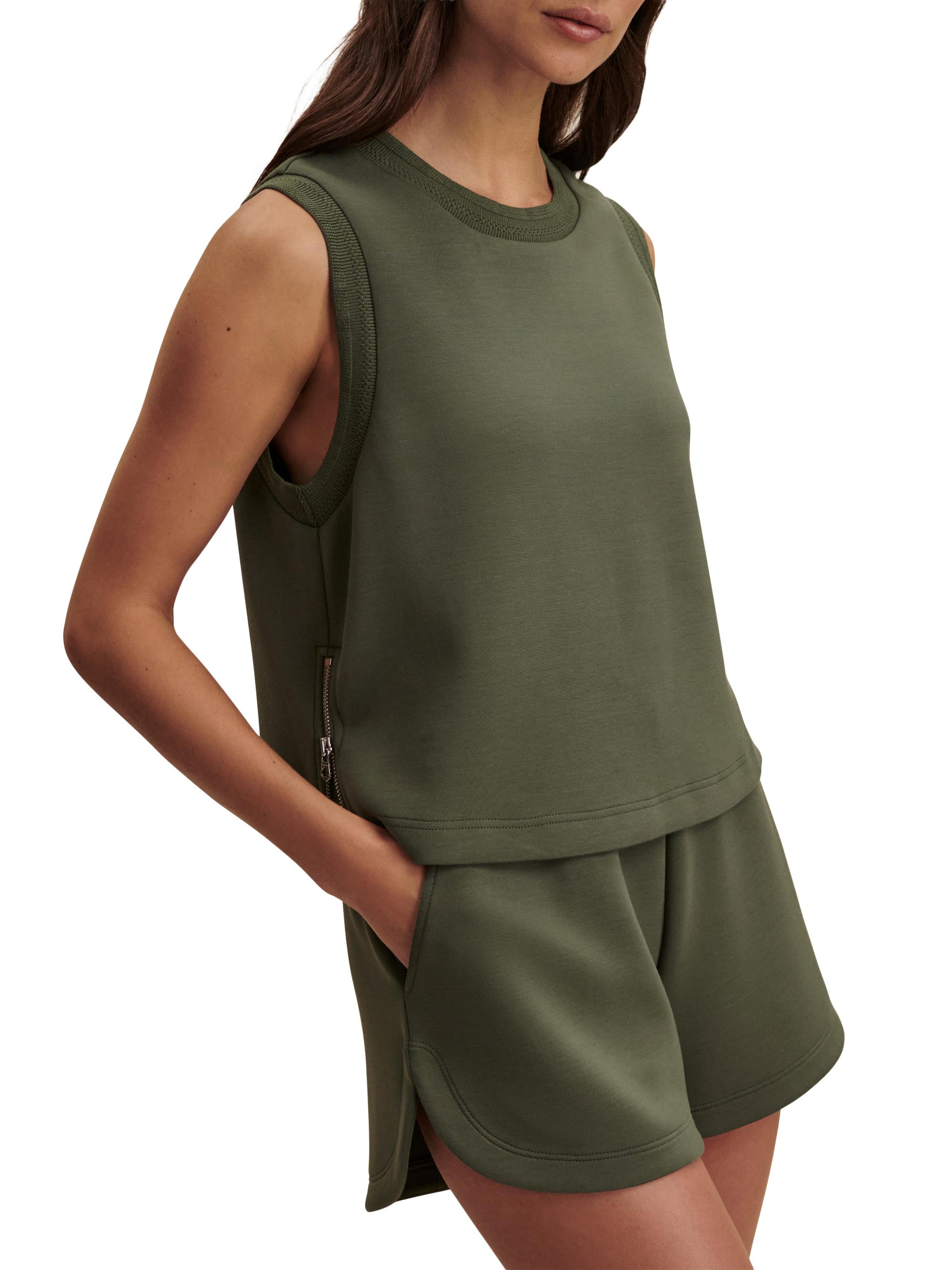 Varley Women's Shea Cropped Tank - Thyme | Thumbnail 4