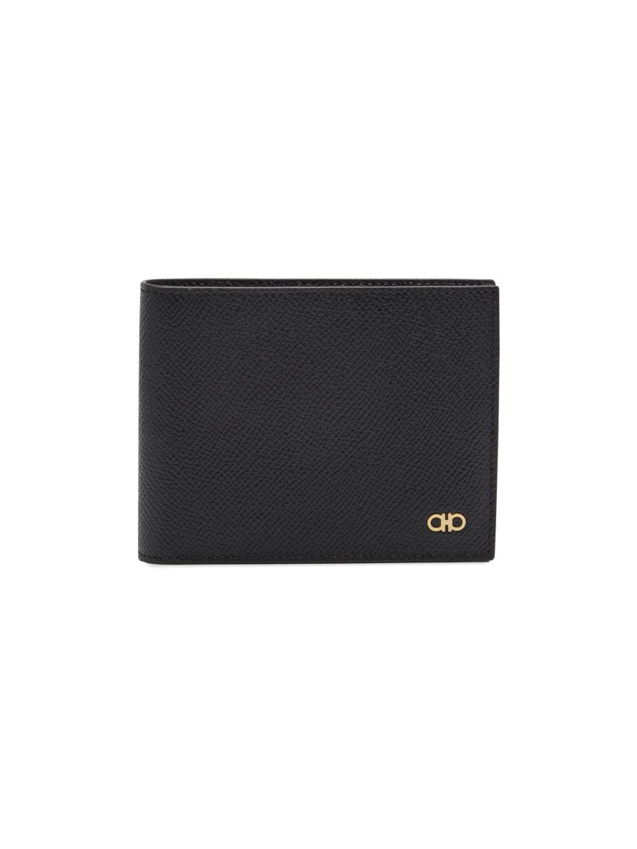 FERRAGAMO Gancini Grain Leather Bifold Wallet | Saks Fifth Avenue
