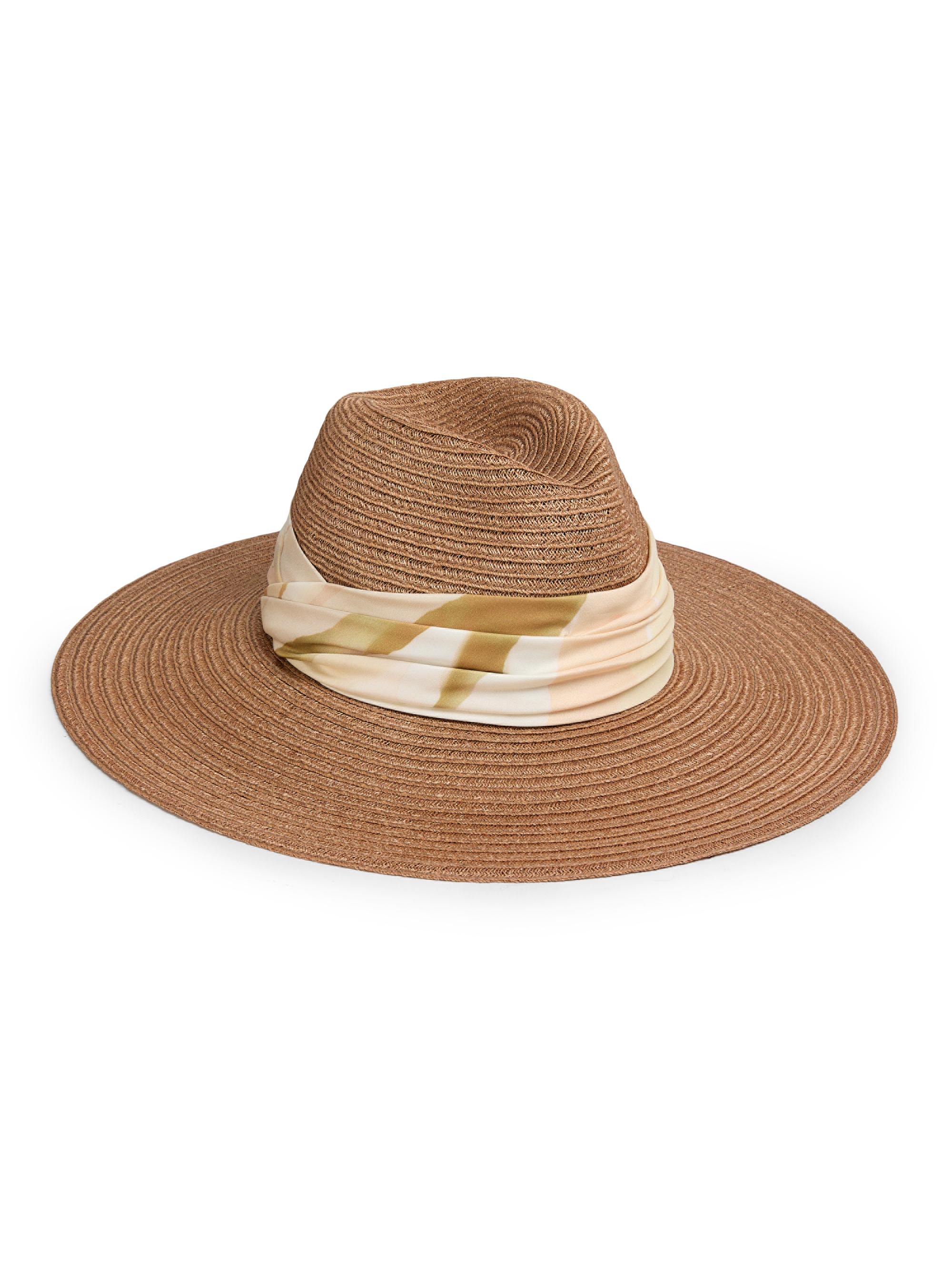 Eugenia Kim Women's Emmanuelle Woven Wide-Brim Fedora - Camel