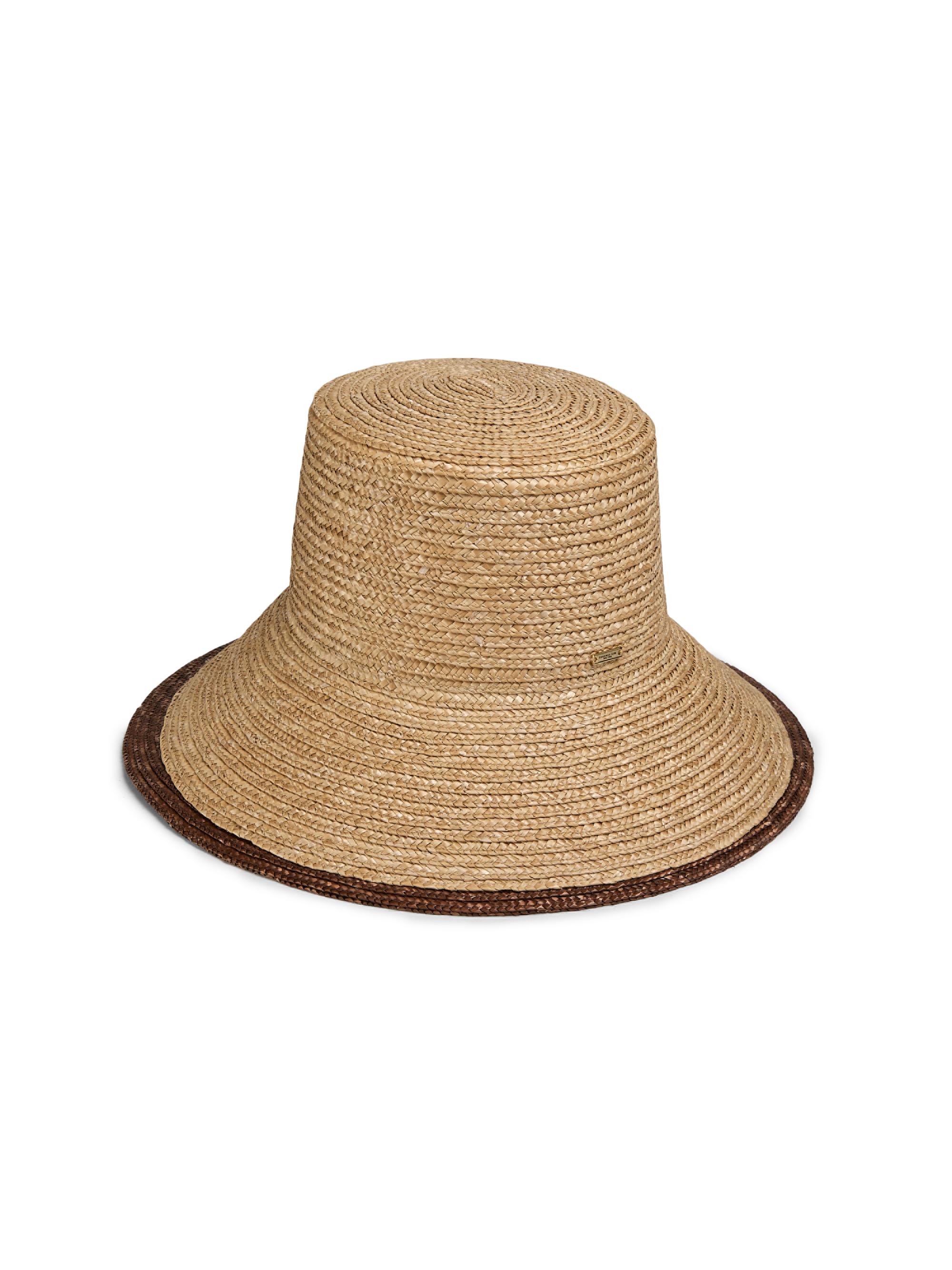 Eugenia Kim Women's Emmanuelle Woven Wide-Brim Fedora - Fawn