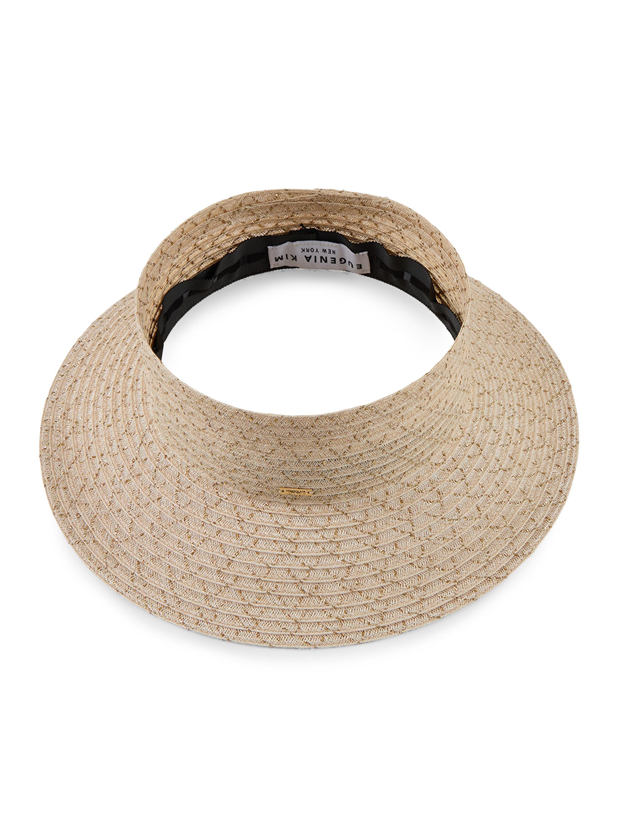 Eugenia Kim Women's Kayla Vented Hemp Visor - Beige