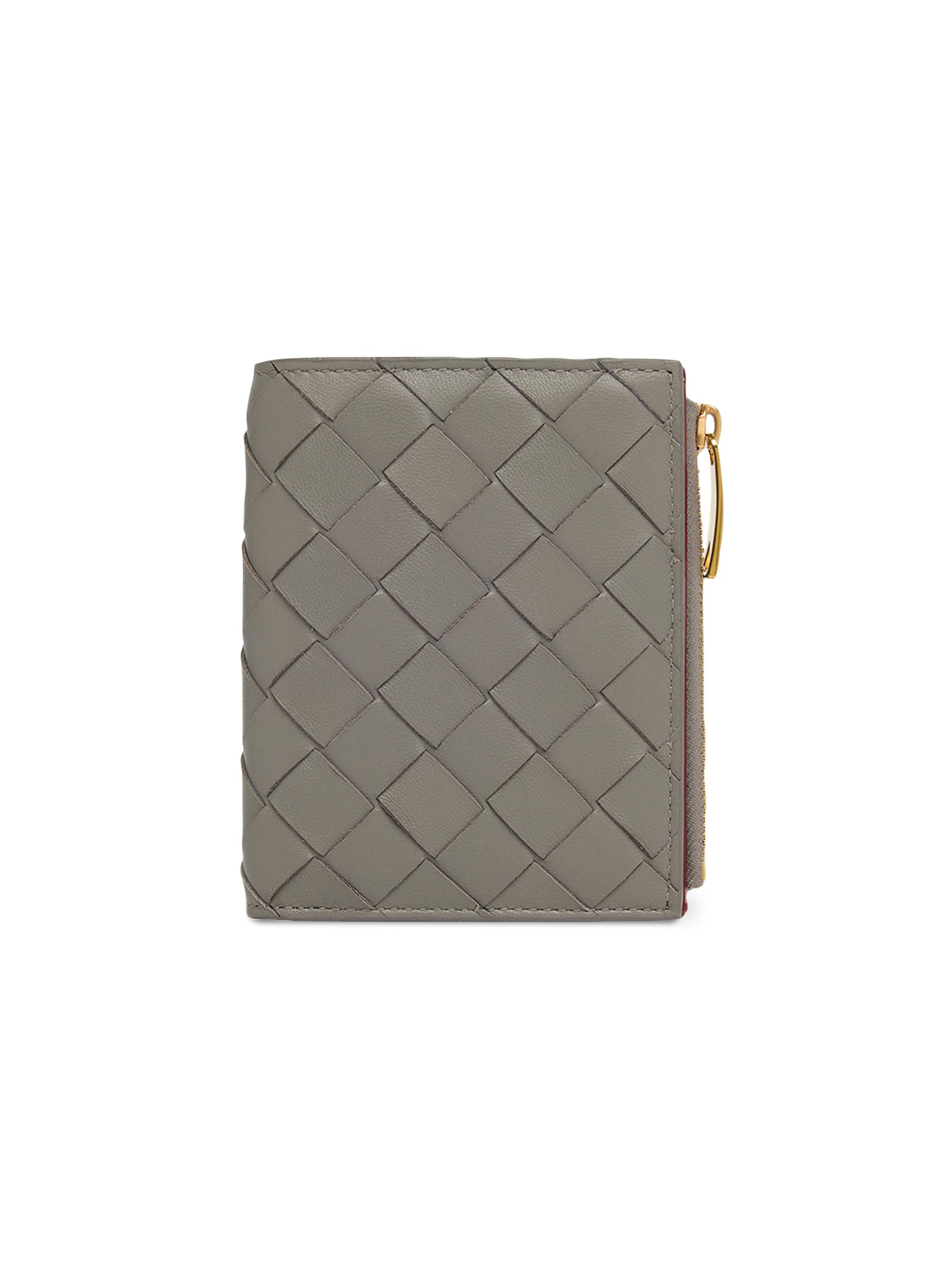Bottega Veneta Women's Intrecciato Leather Bifold Wallet - Lava