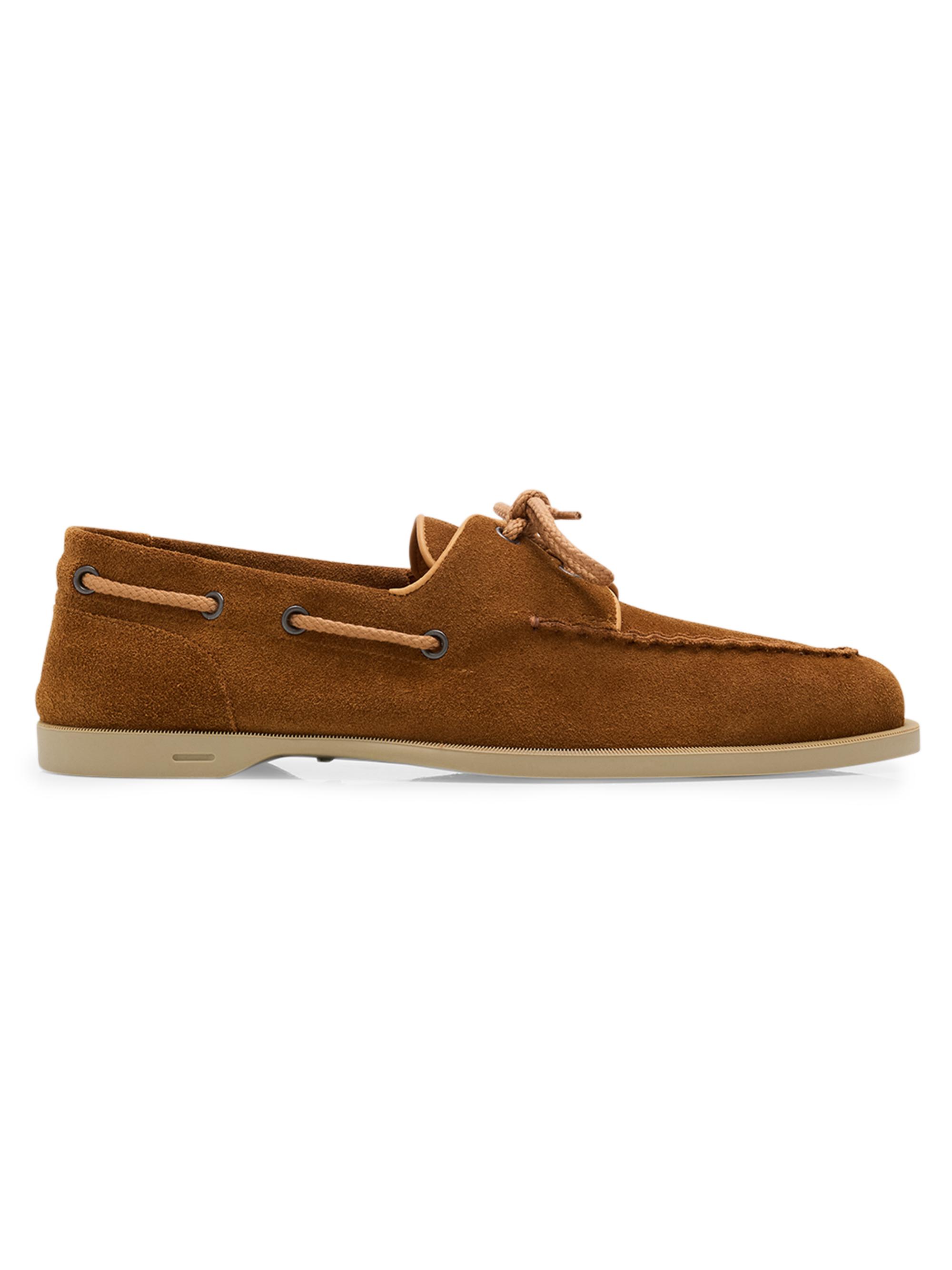 Bally Pilot Palven Suede Driving Loafers | Saks Fifth Avenue