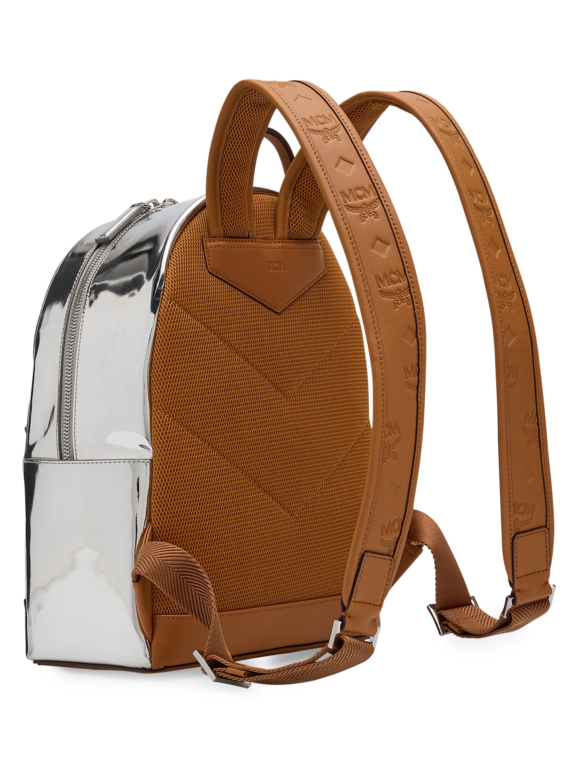 MCM Small Stark Leather Backpack | Saks Fifth Avenue