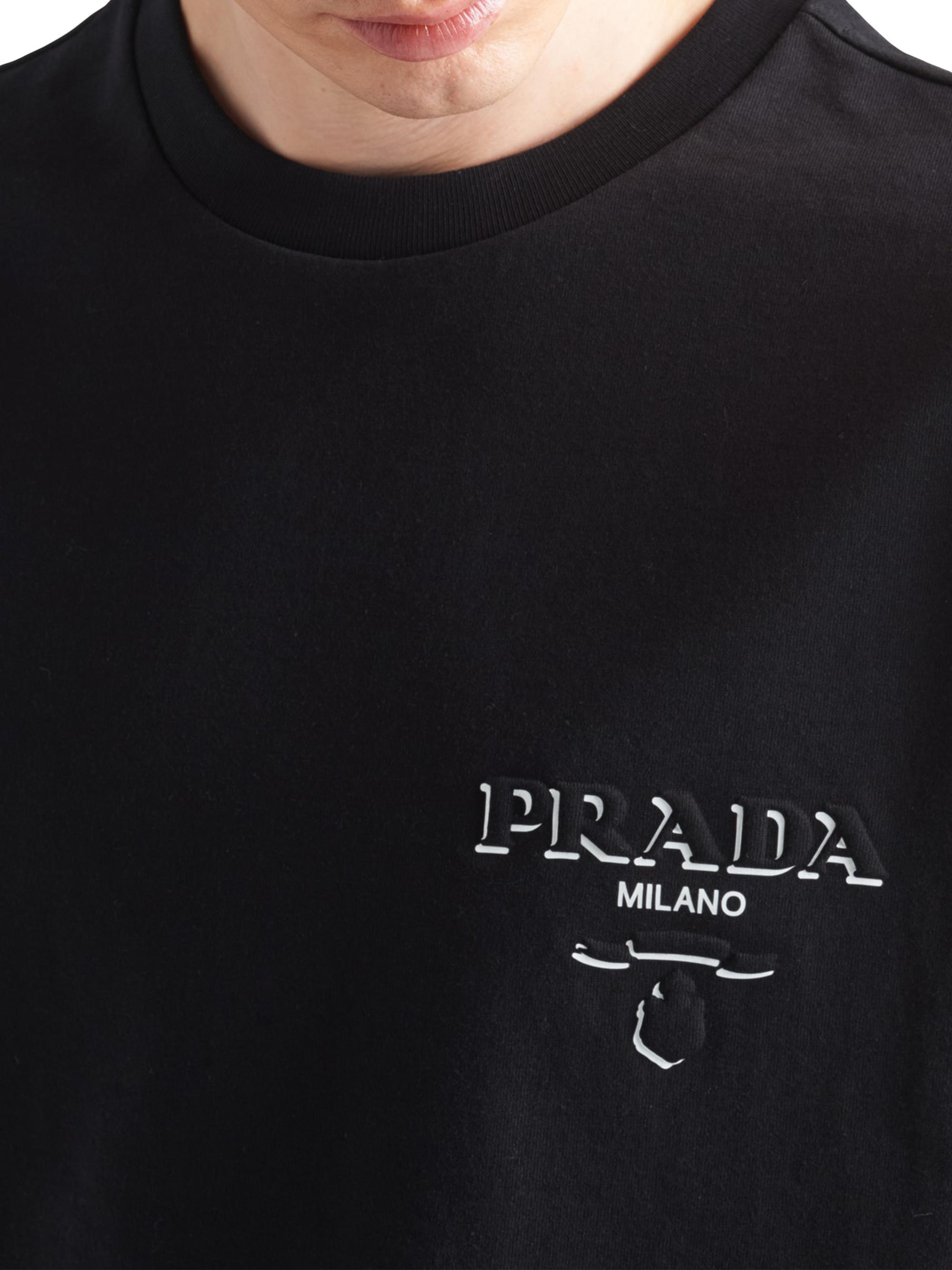 Prada Cotton T-Shirt | Saks Fifth Avenue