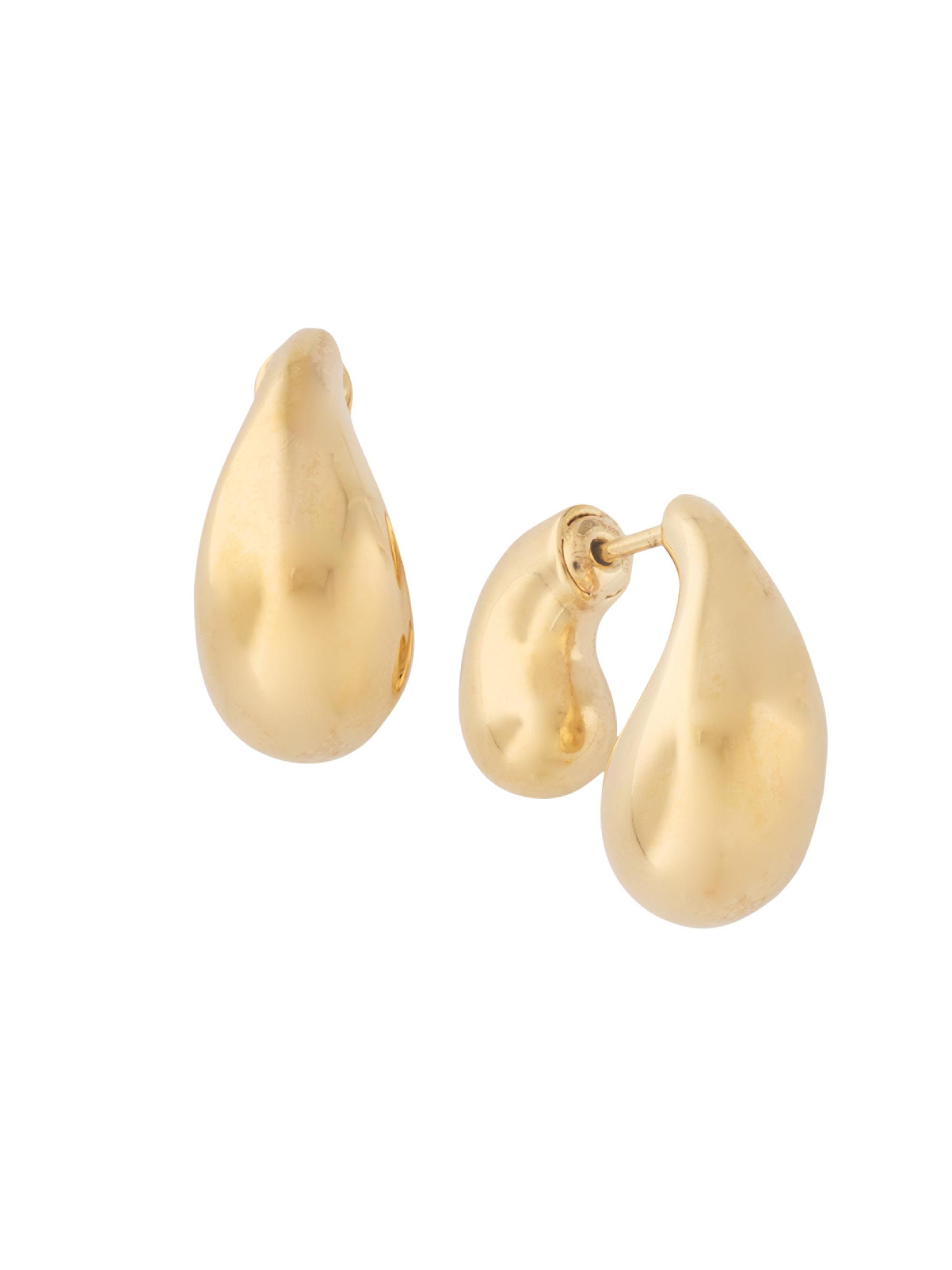 Bottega Veneta Women's 18K-Gold-Plated Double-Sided Drop Earrings - Gold