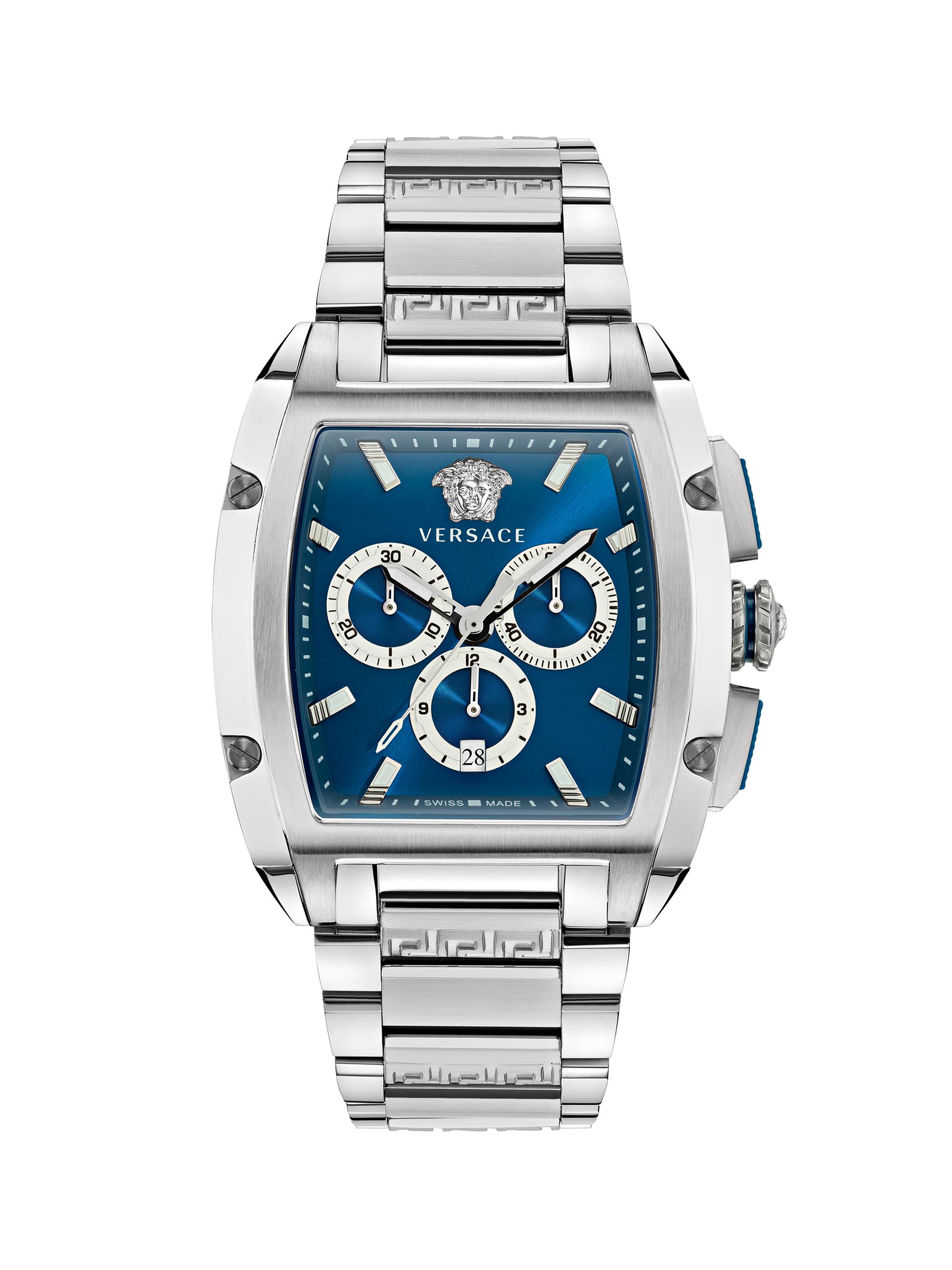 Versace Men's  Dominus Stainless Steel Bracelet Watch/42MM x 50MM - Stainless Steel