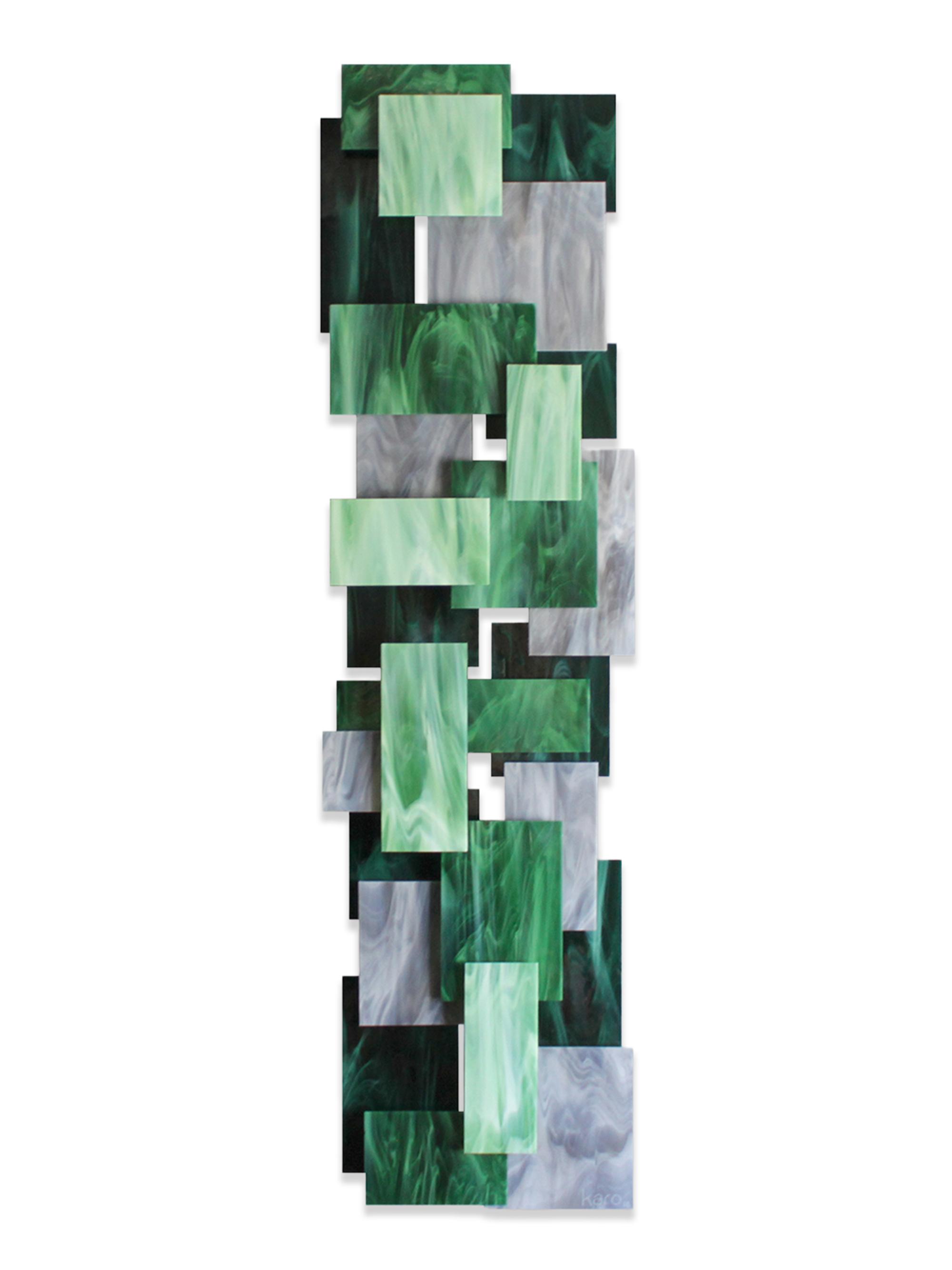 Karo Studios Vertical Wall Sculpture - Green | Thumbnail 5