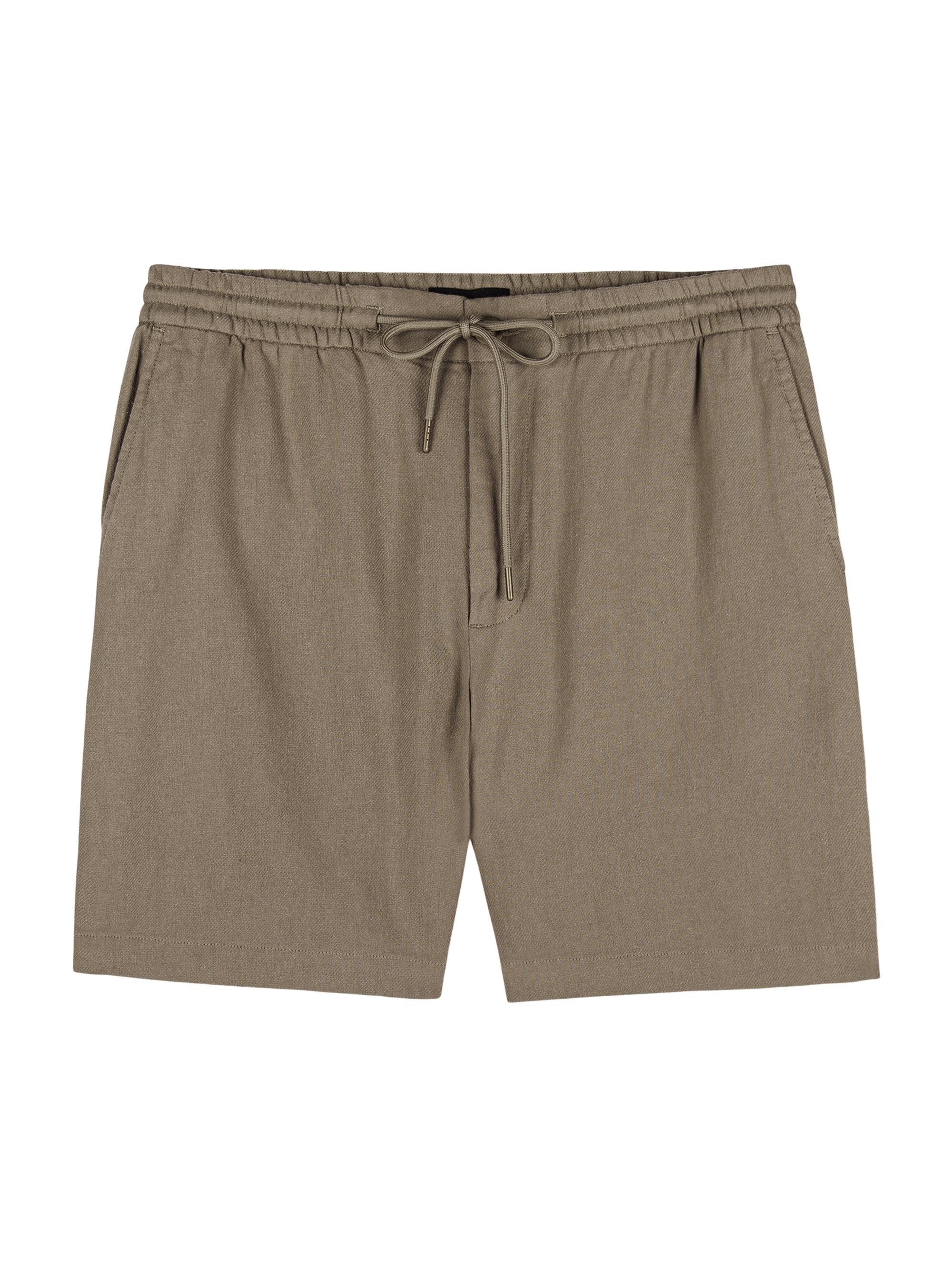 Rails Men's Archer 6-Barley Cotton-Linen Drawstring Shorts - Barley