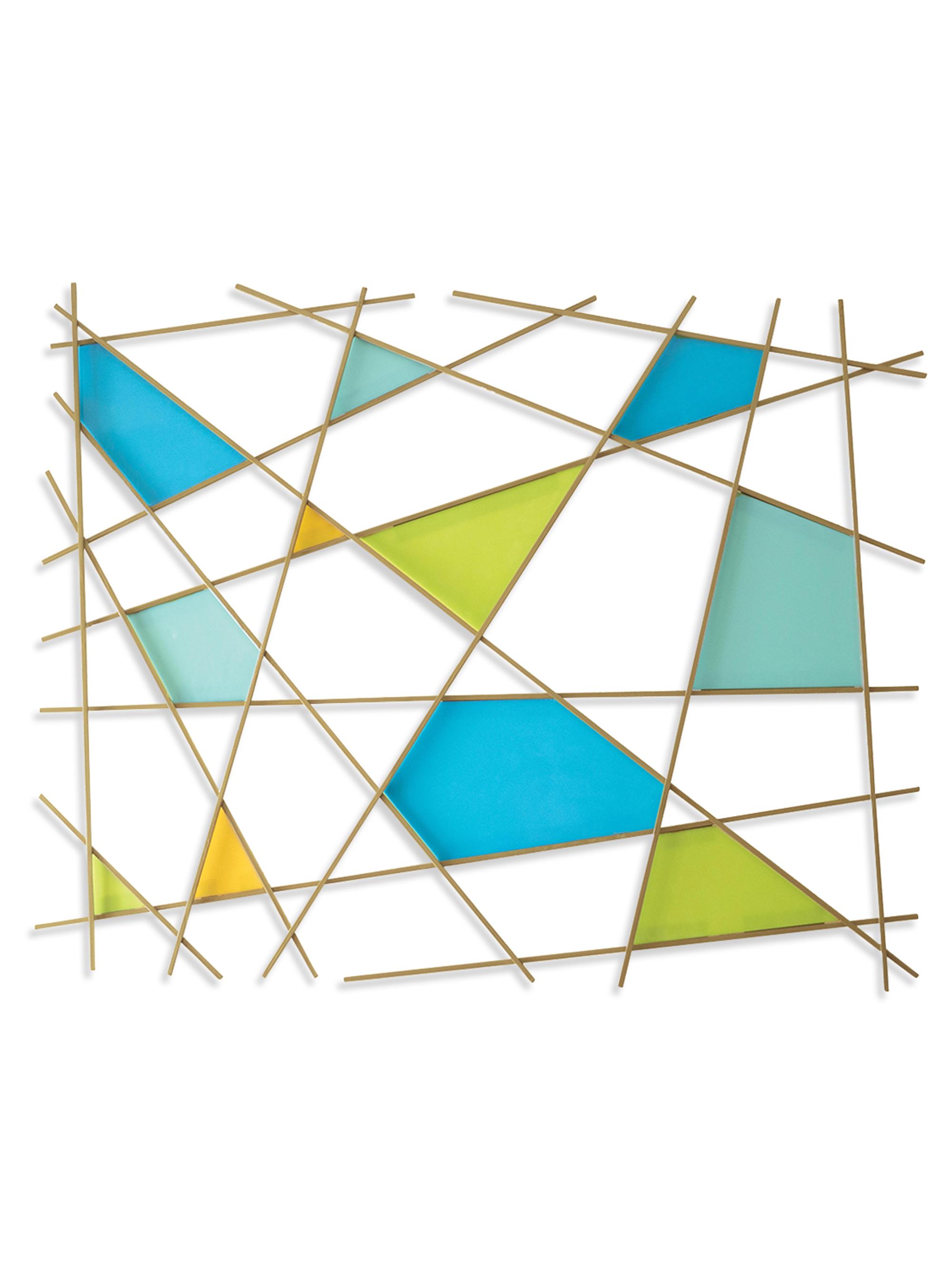 Karo Studios Geometric Glass & Metal Wall Sculpture | Thumbnail 5