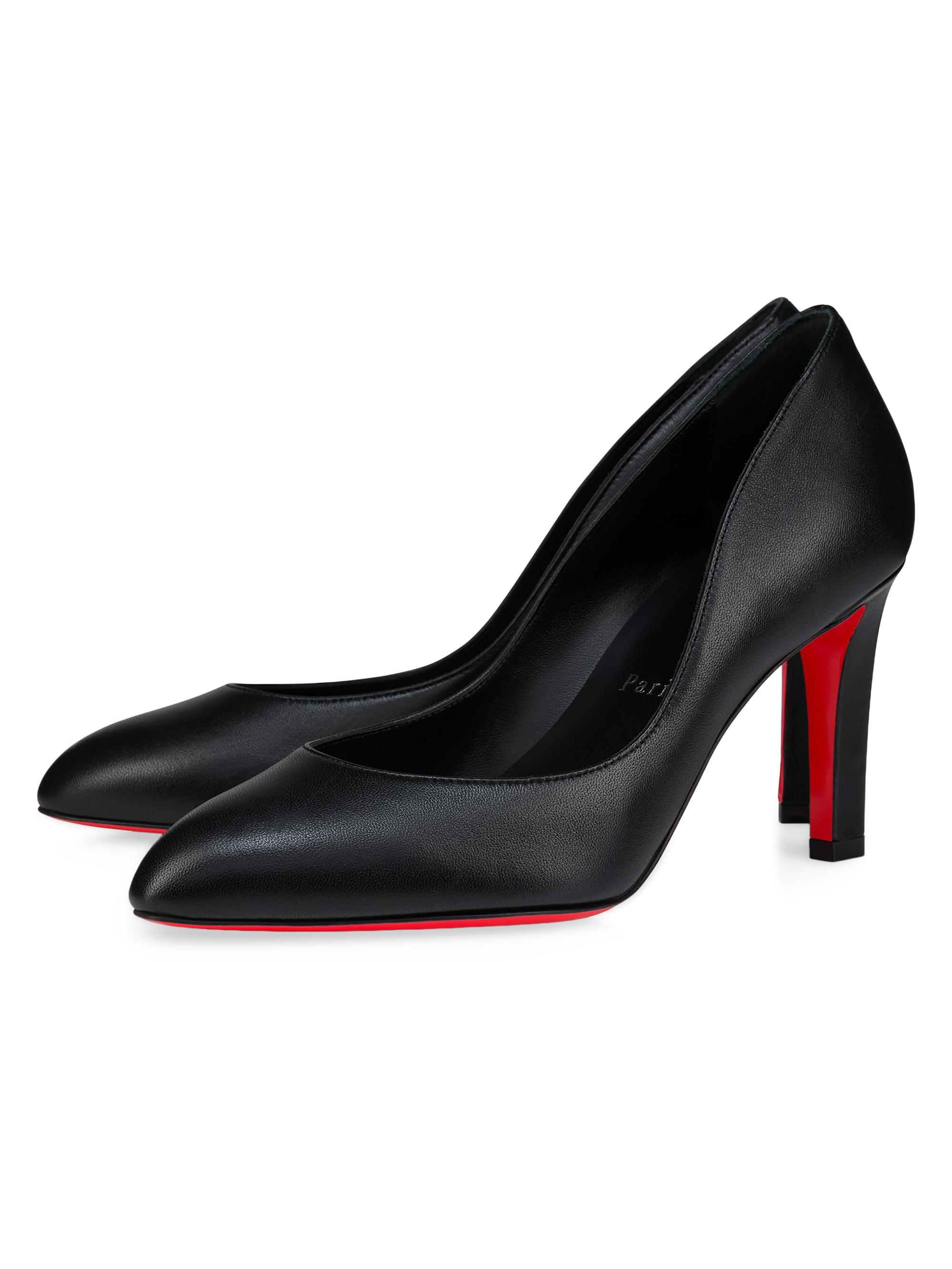 Christian Louboutin SIMPLE PUMP 85 パンプス Christian Louboutin Black Simple 85 Pumps - Ann's Fabulous Closeouts
