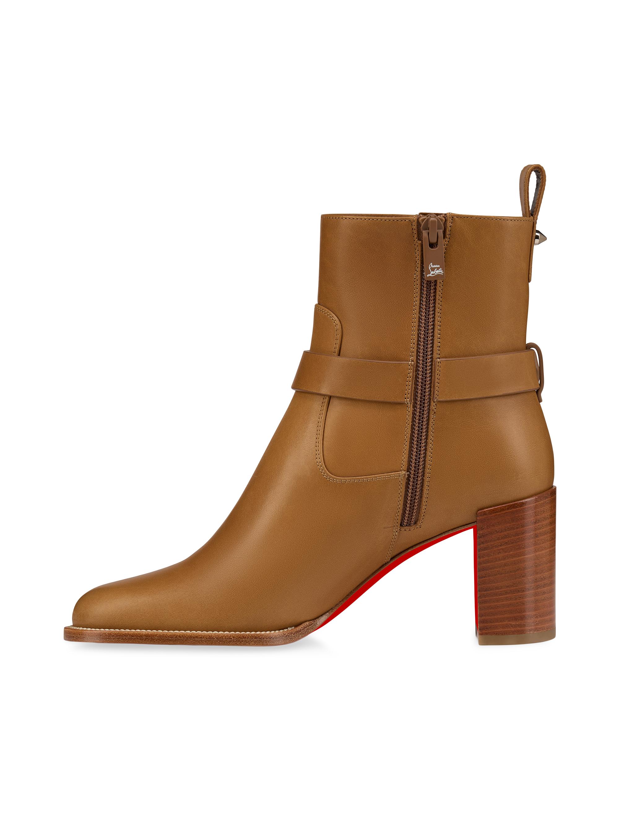 Christian Louboutin Dianouchette 70MM Waxed leather Booties | Saks