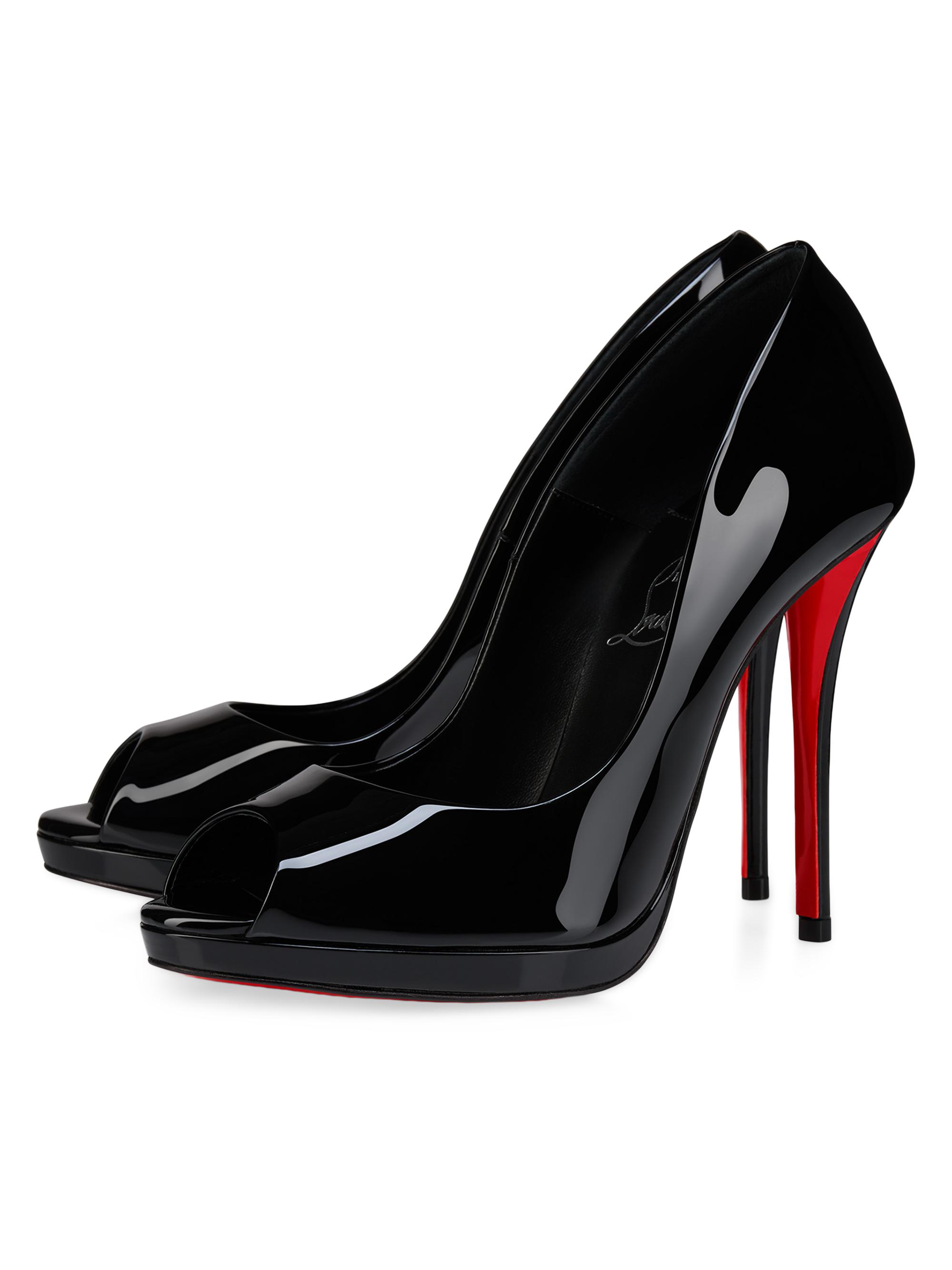 Christian Louboutin Lady Z 120MM Patent Leather Pumps | Saks Fifth