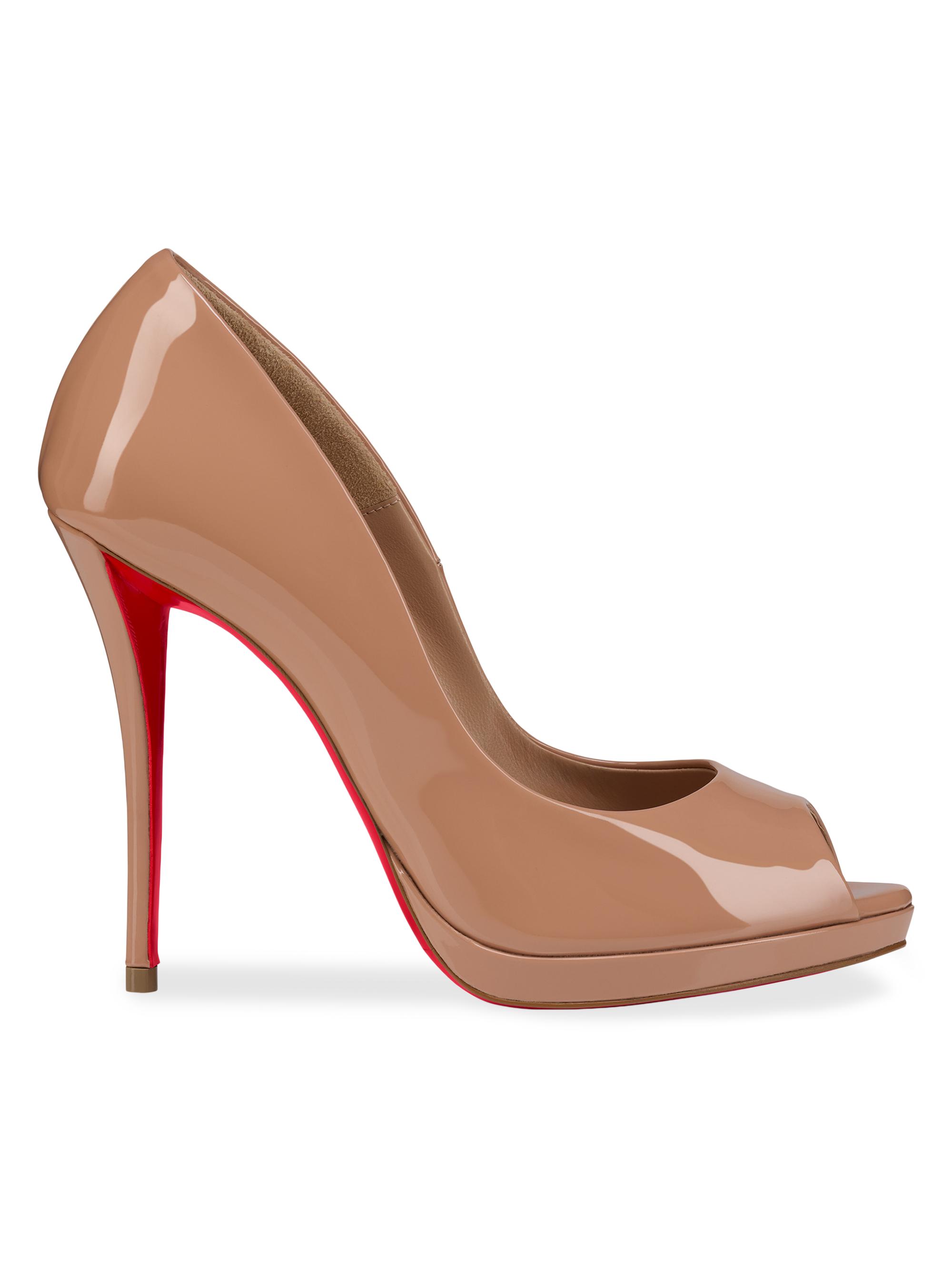 Christian Louboutin New Very Privé 120MM Patent Leather Pumps