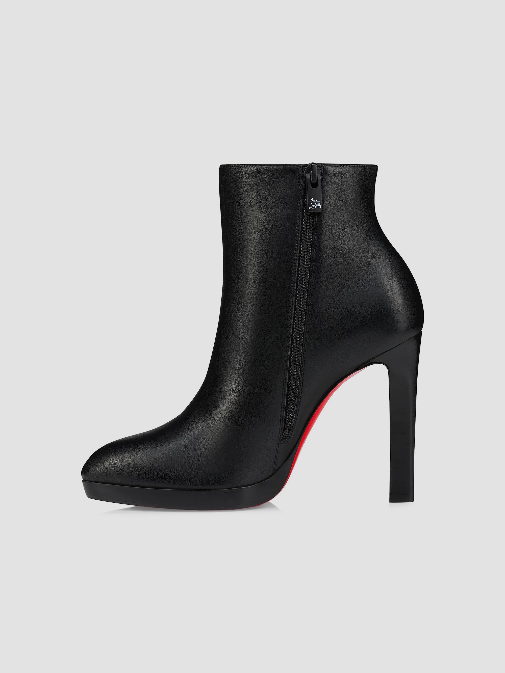 Christian Louboutin Fannylove 120MM Leather Booties | Saks Fifth