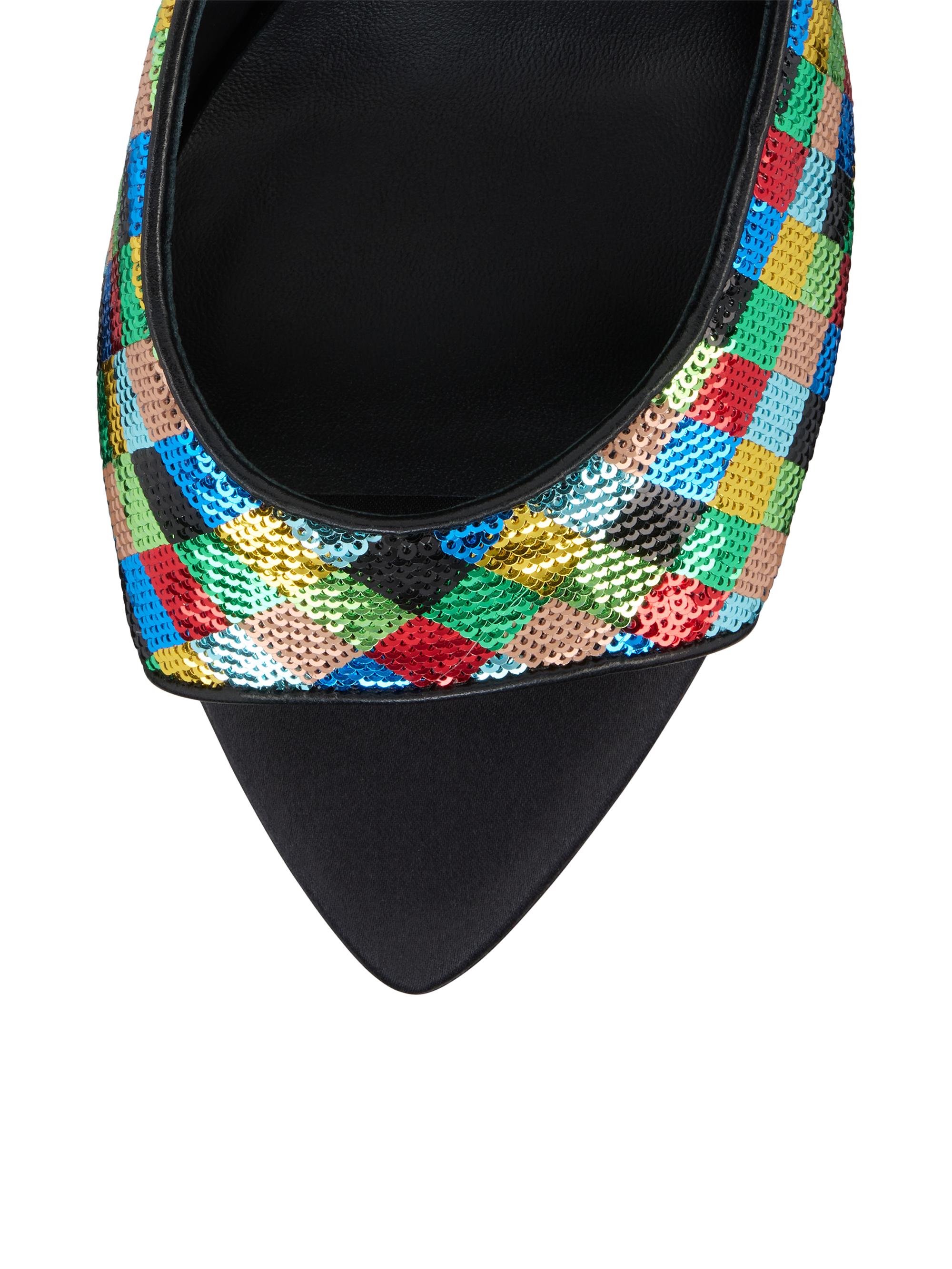 Christian Louboutin Miss Z 80MM Mule Arlequin Sandals | Saks Fifth