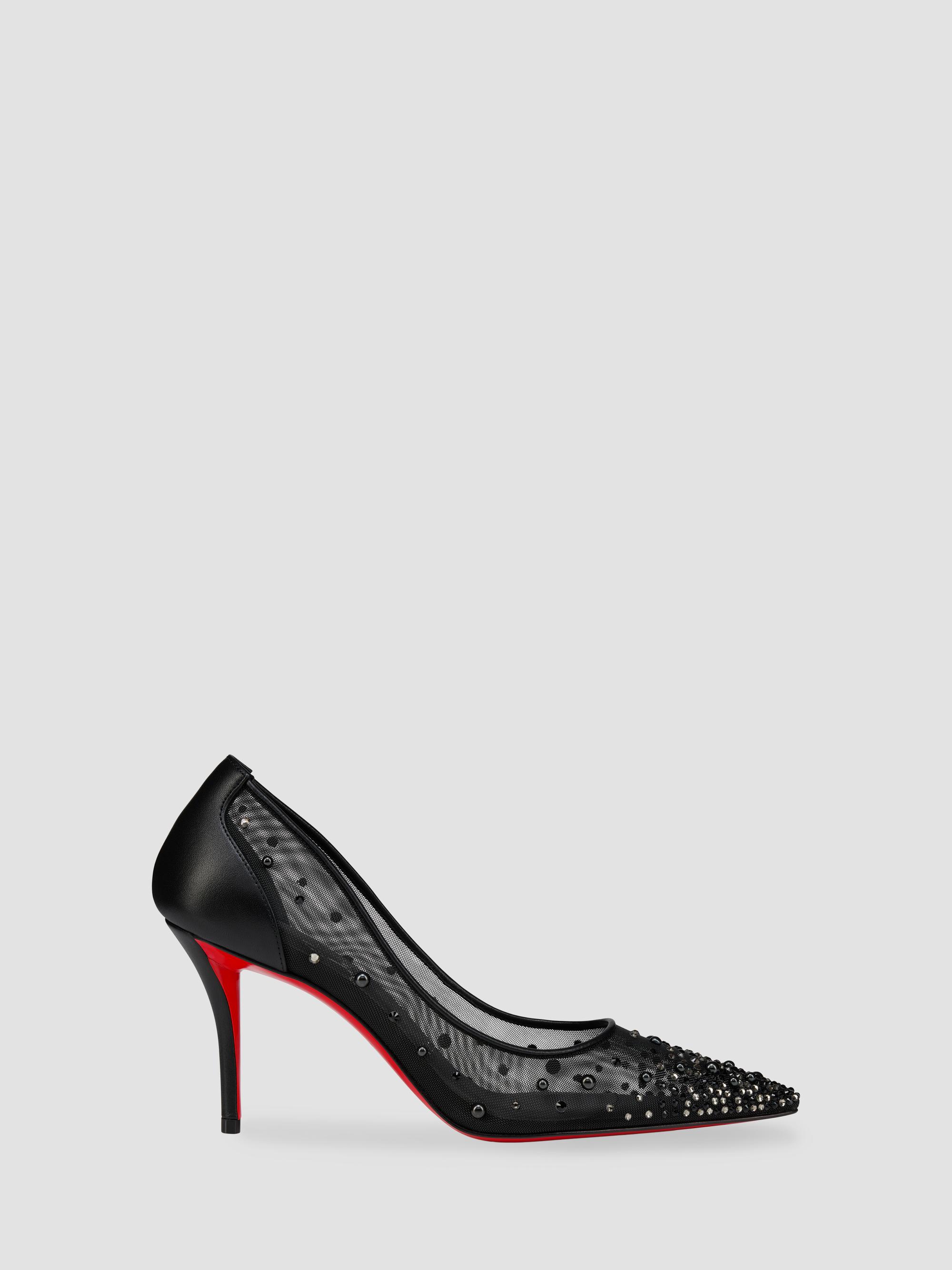 Christian Louboutin Miss Z 100MM Laminated Leather Pumps | Saks