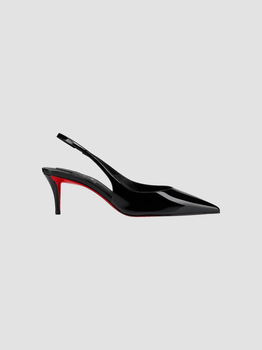 Christian Louboutin Miss Z Patent Calf Leather 60MM Slingback