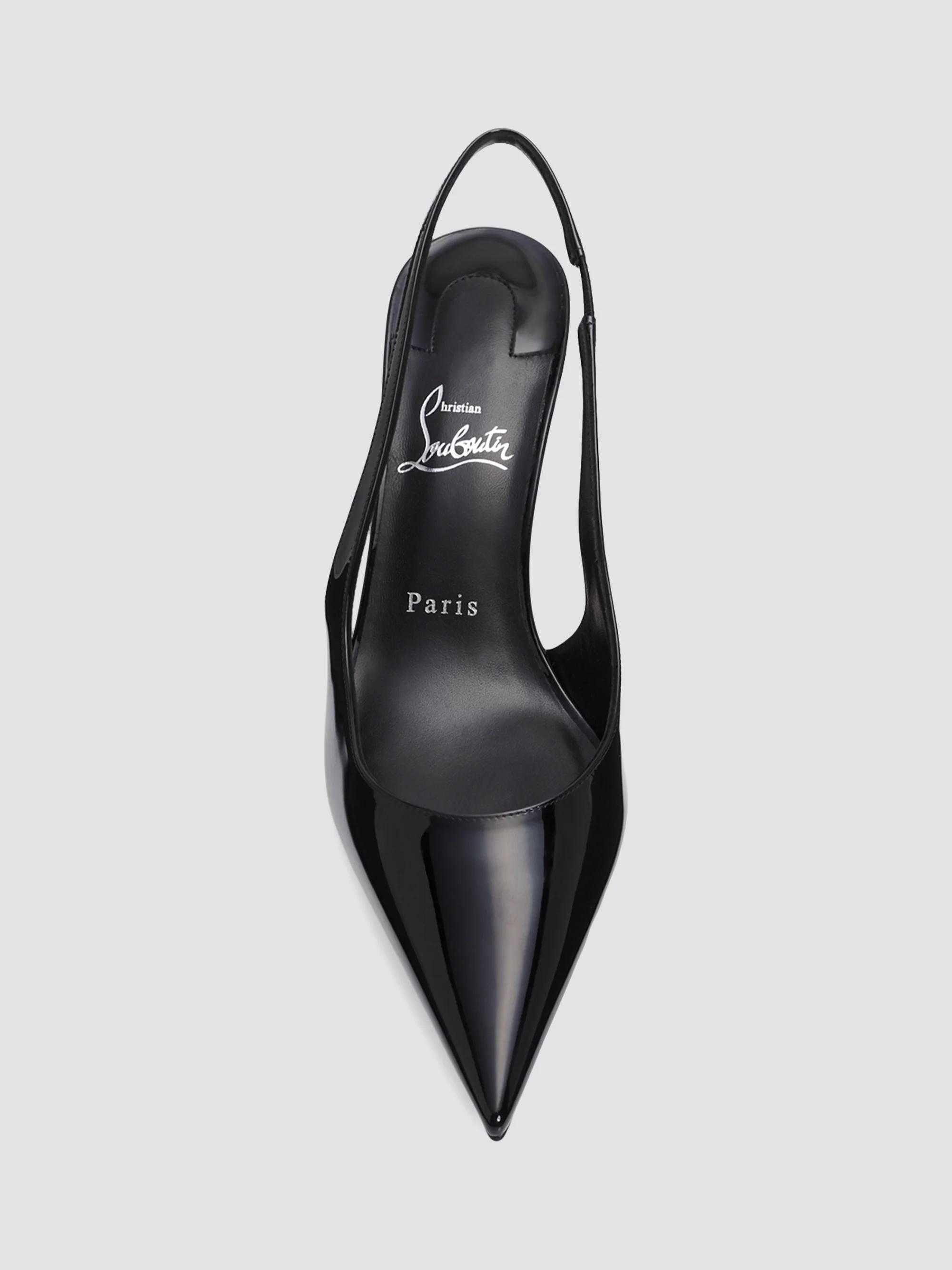 Christian Louboutin Miss Z Patent Calf Leather 60MM Slingback