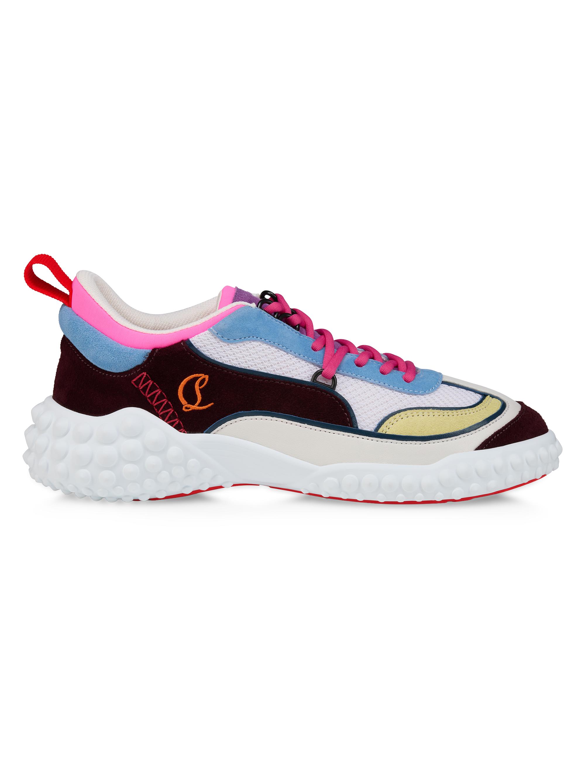 Christian Louboutin Women's Mara Low-Top Sneakers - Ceruleo