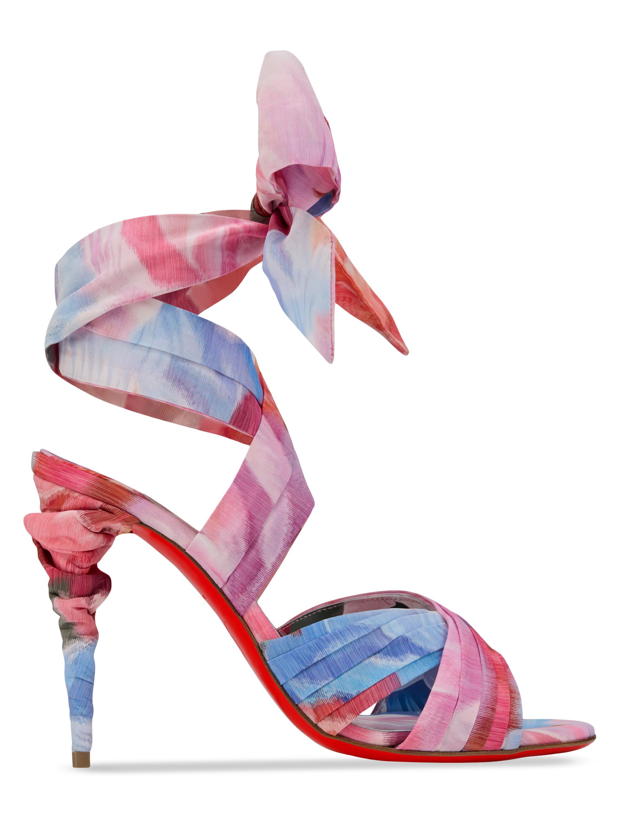 Christian Louboutin Women's Affabula 0MM Lace Up Sandal Heels