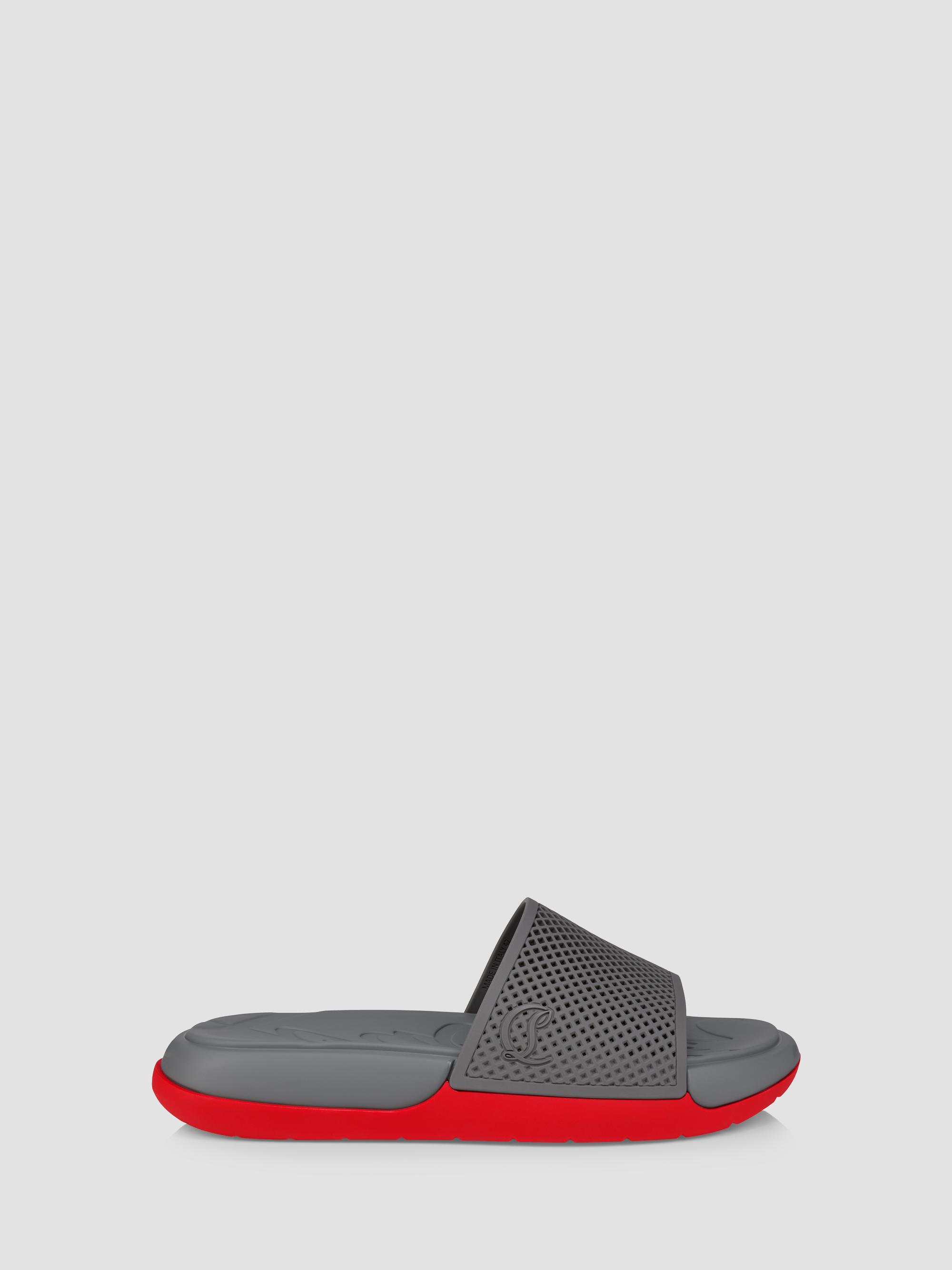 Christian Louboutin Men's Easy Breezy Mules - Phantom Grey | Thumbnail 6