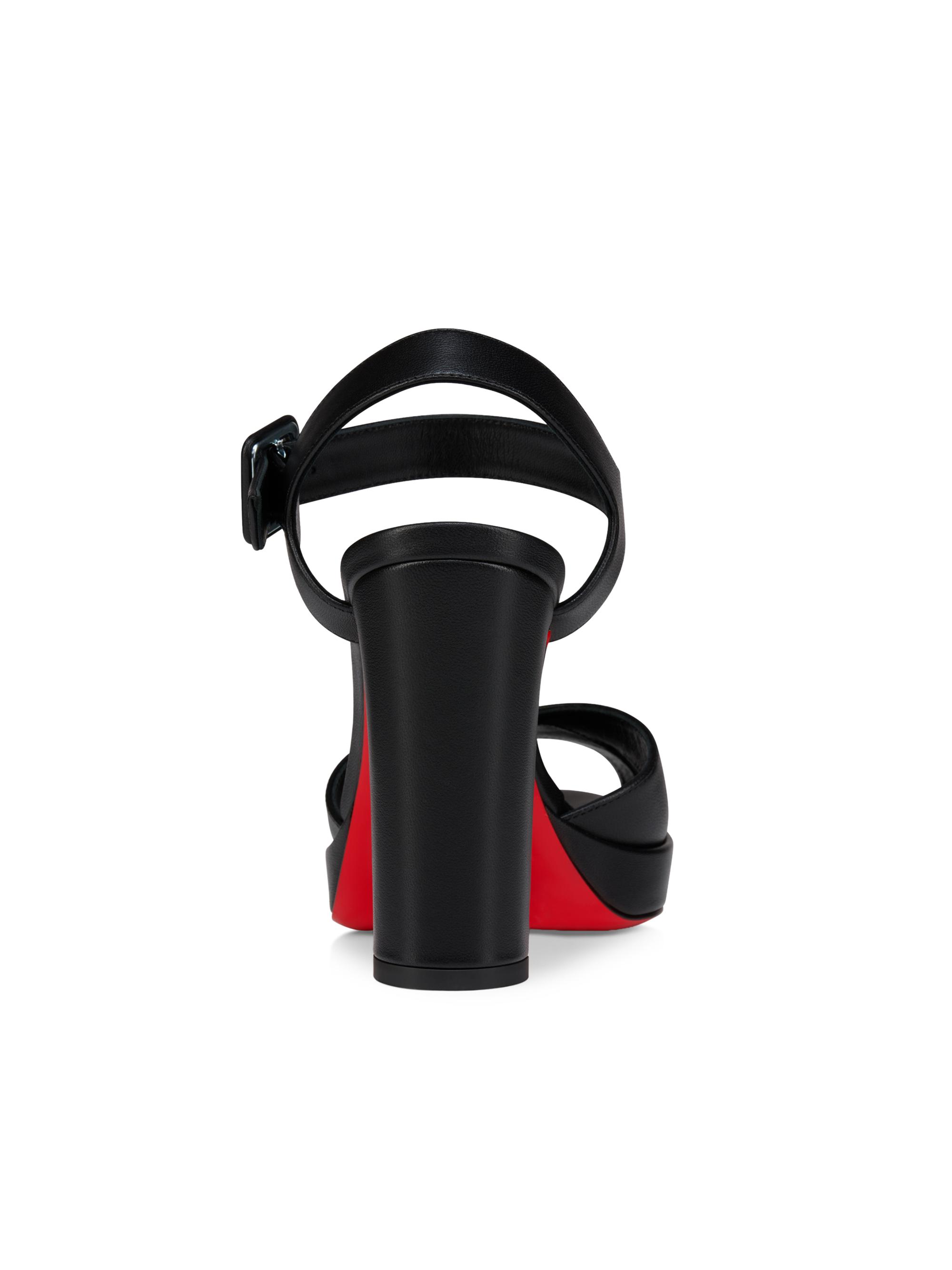 Christian Louboutin Cora 100MM Leather Sandals | Saks Fifth Avenue