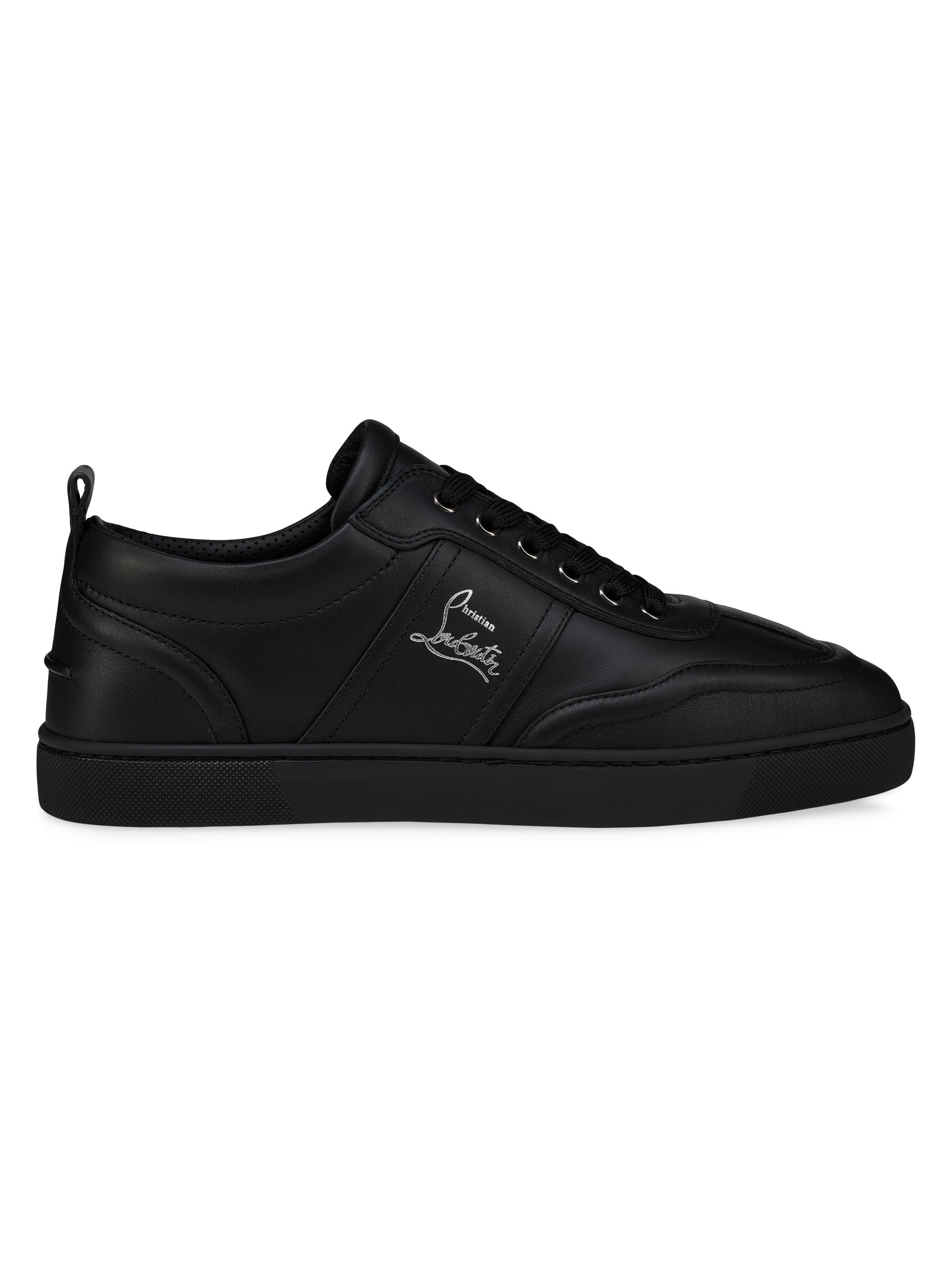 Christian Louboutin Men's Retero Low-Top Sneakers - Black