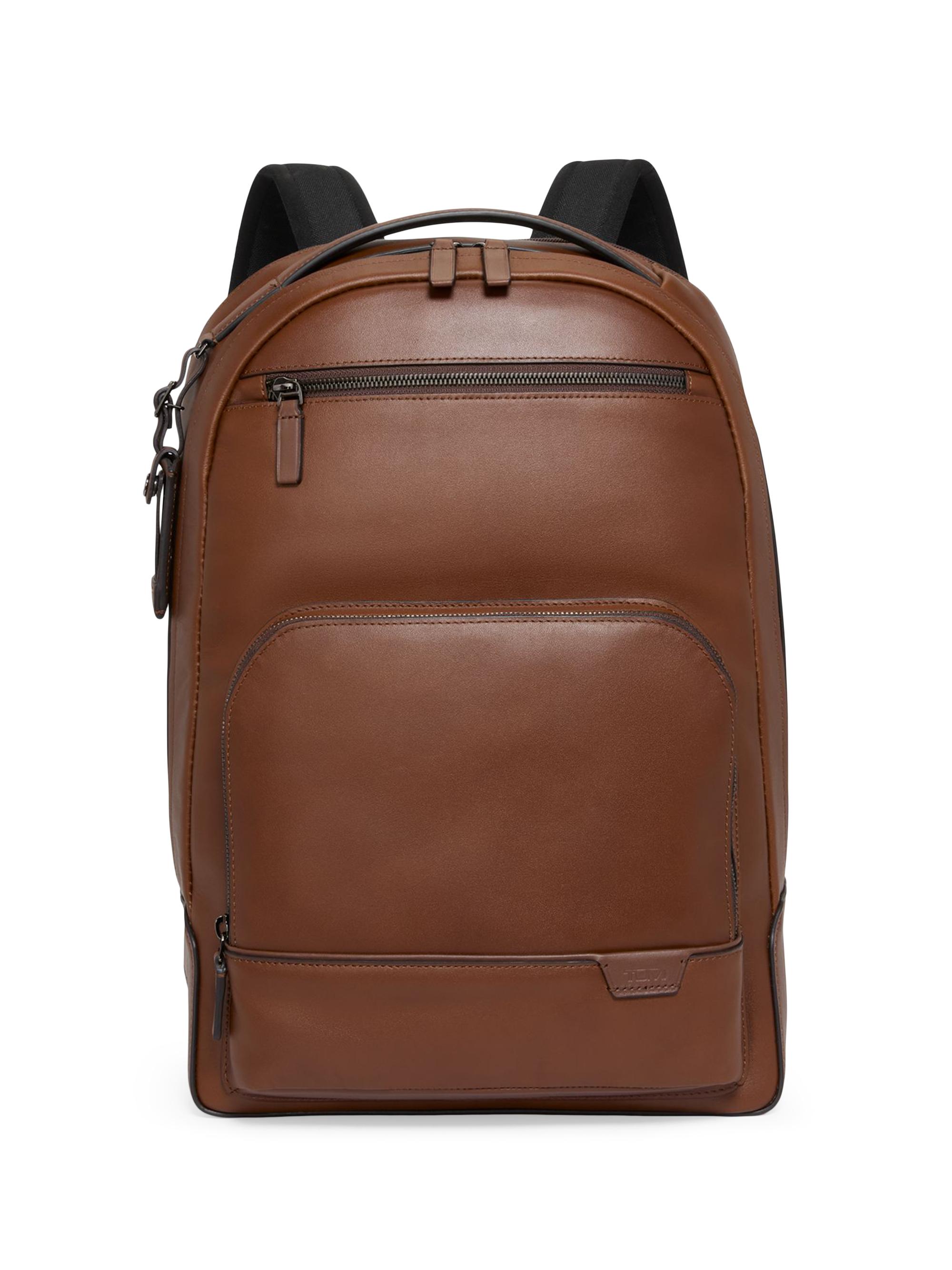 TUMI Harrison Bradner Nylon & Leather Backpack | Saks Fifth Avenue