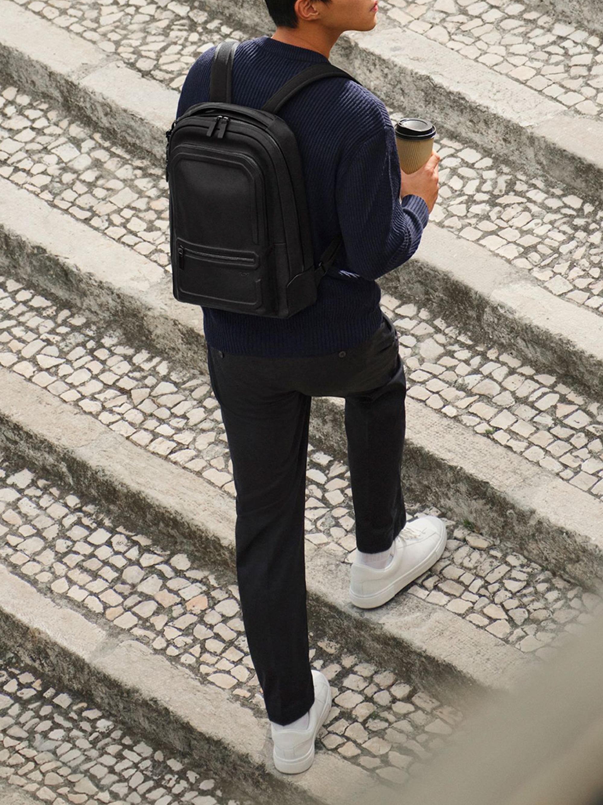 TUMI Men's Harrison Bradner Backpack - Black Bomb | Thumbnail 7