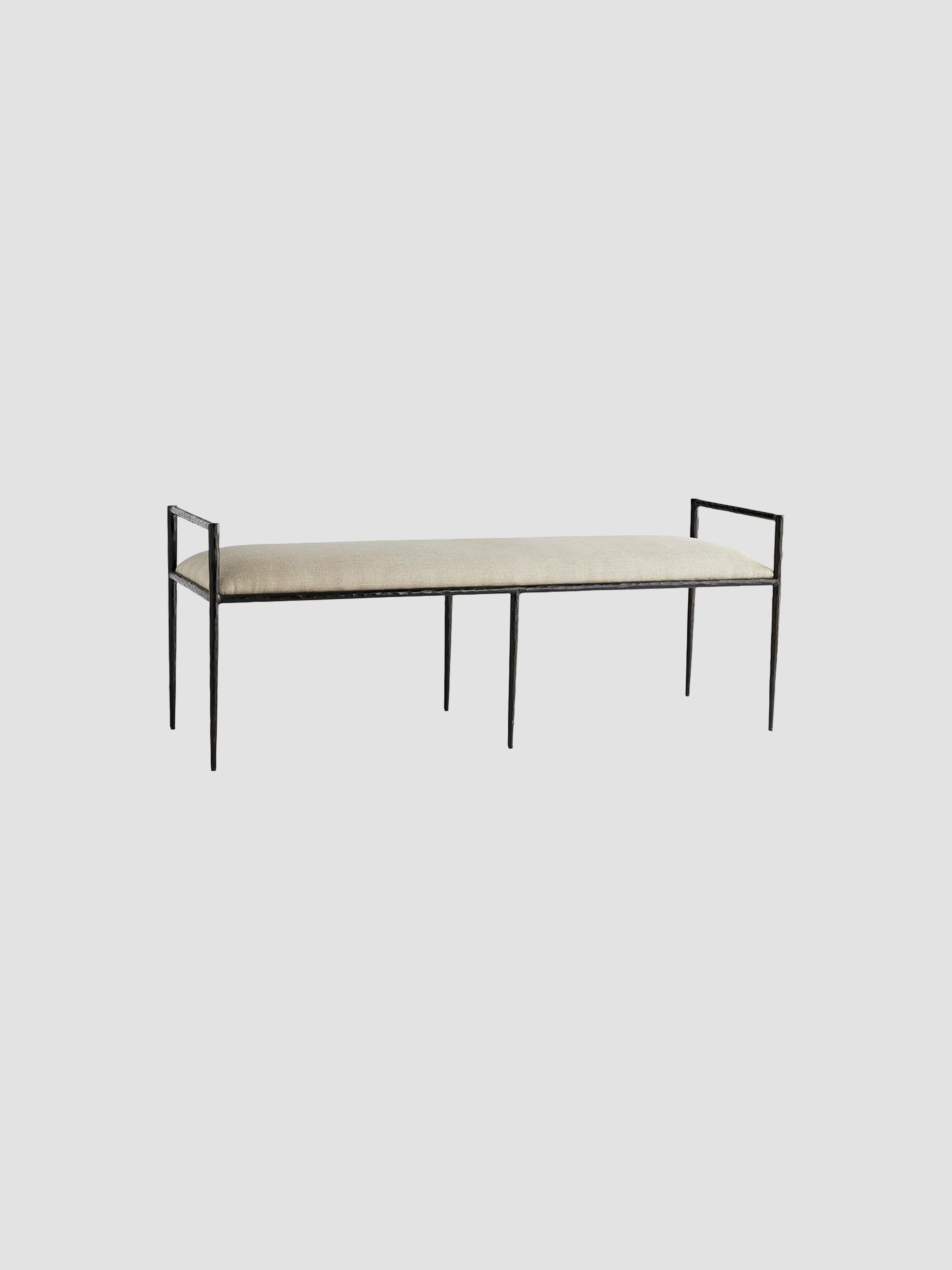 Arteriors Barbana Bench 56" - Black