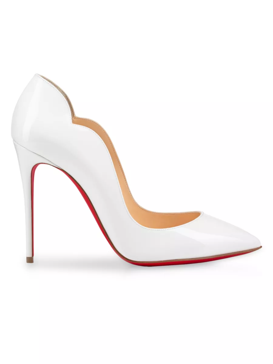 Shop Christian Louboutin Hot Chick 100MM Leather Pumps Shop Christian Louboutin Hot Chick 100MM Leather Pumps