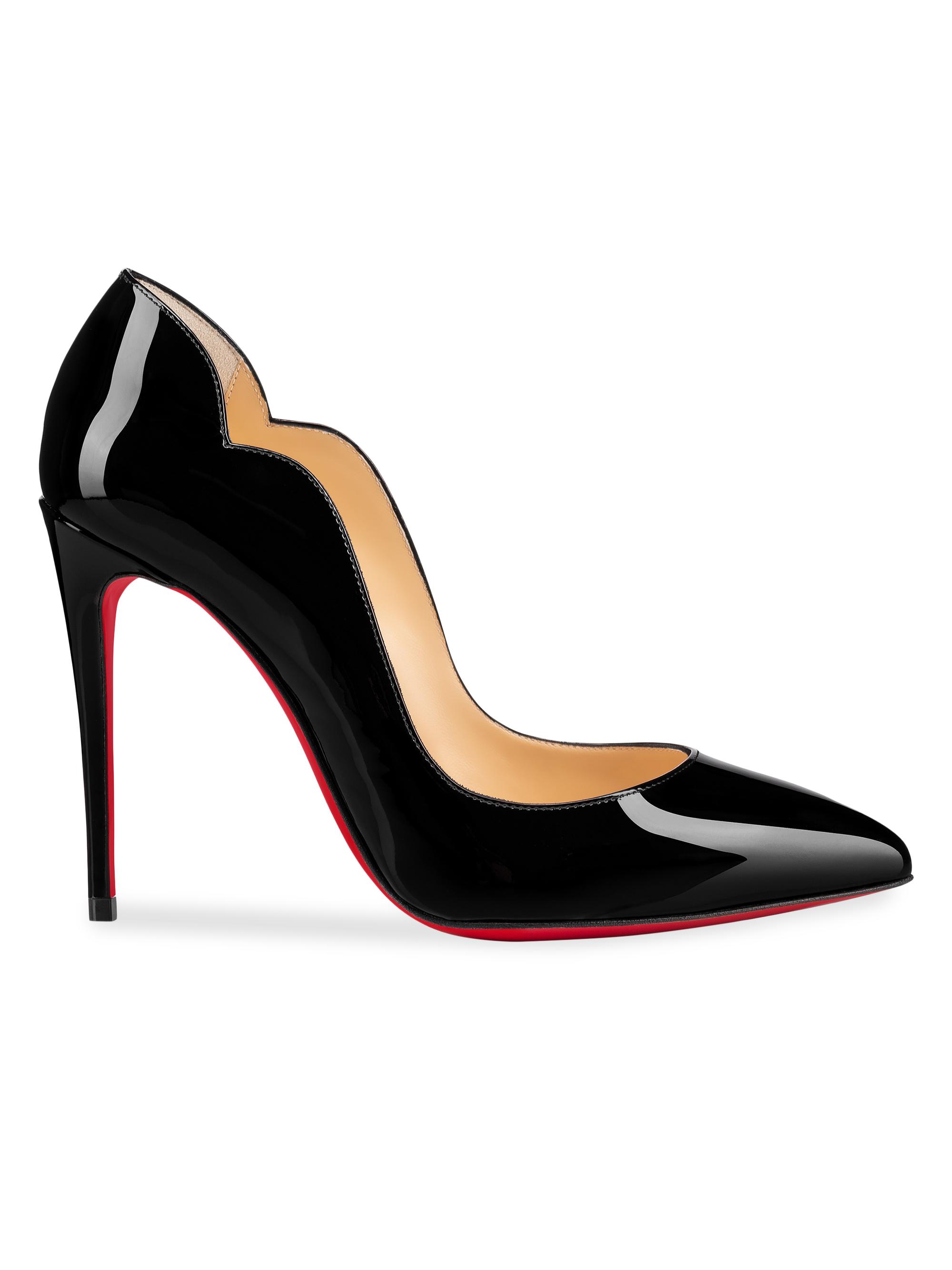 Christian Louboutin Women's Hot Chick 100MM Leather Pumps - Black